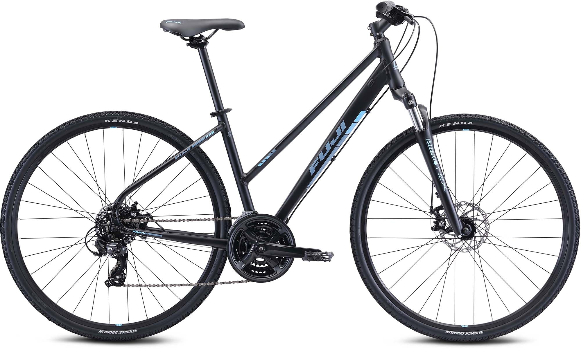 FUJI Bikes Fitnessbike "Traverse 1.7 ST", 21 Gang, Shimano, Tourney Schaltwerk, Kettenschaltung, für Damen, Kettenschalt