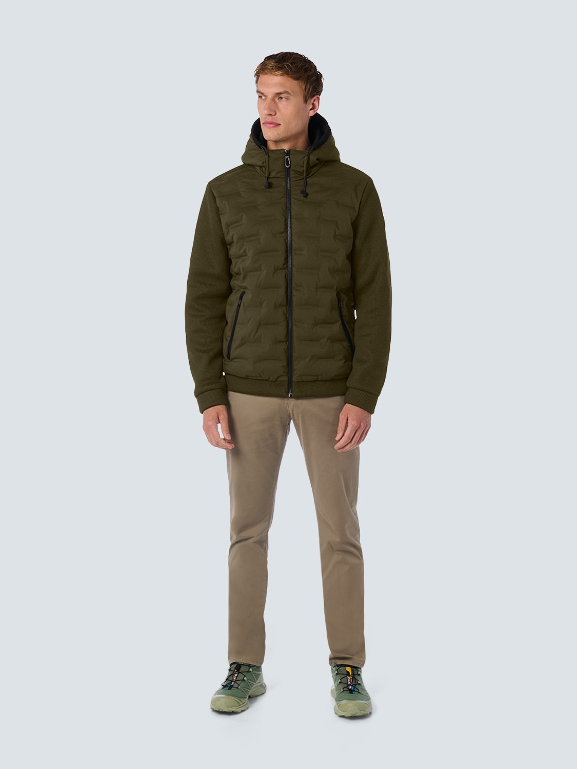 NO EXCESS Softshelljacke »No Excess Versiegelte Jacke mit Kapuze«