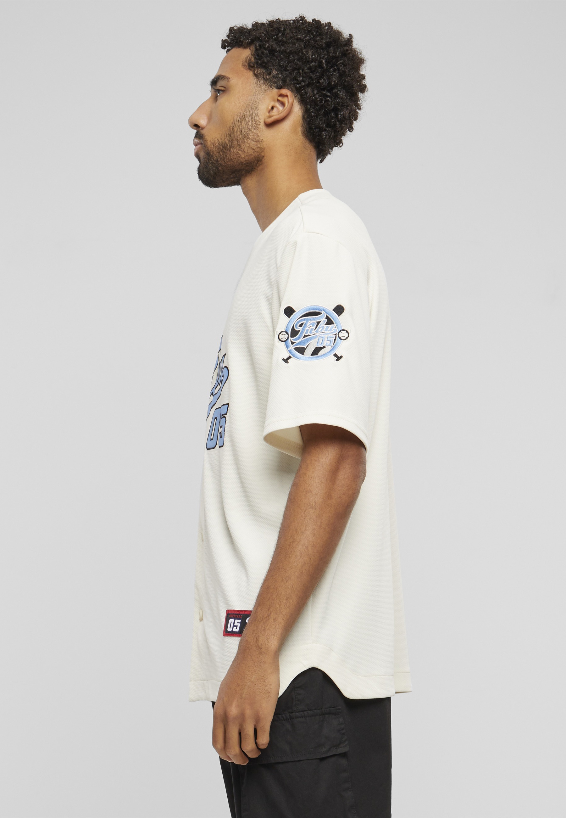 Fubu T-Shirt »Fubu Herren FM241-007-1 Fubu Varsity Baseball Jersey« 1 Stk.
