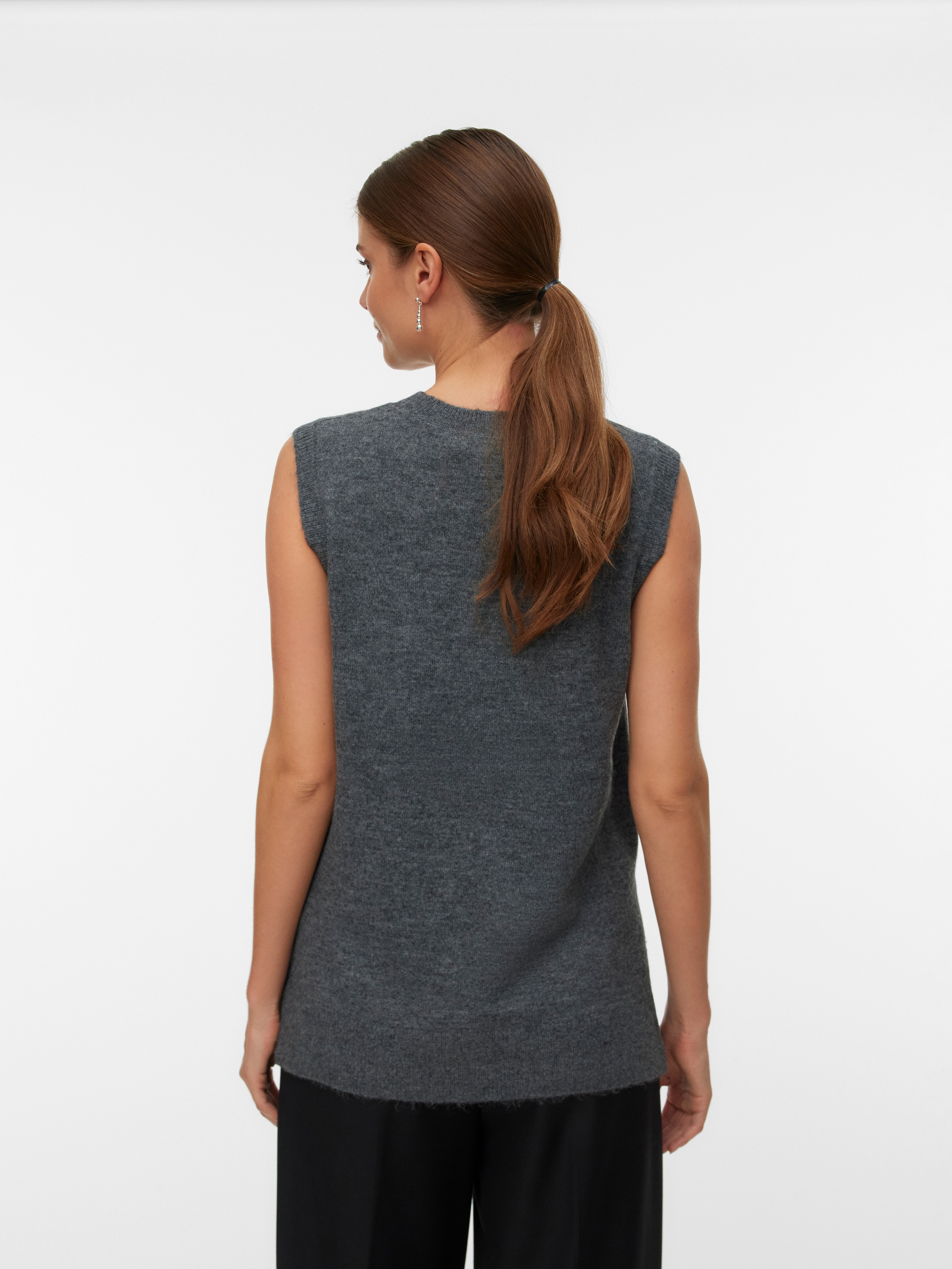 Vero Moda Pullunder "VMLEFILE SL O-NECK PULLOVER NOOS" günstig online kaufen