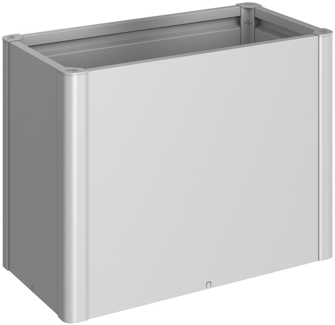 Biohort Hochbeet »1x0,5 silber-metallic«, 102x53x77 cm, extrem langlebig, aus Metall