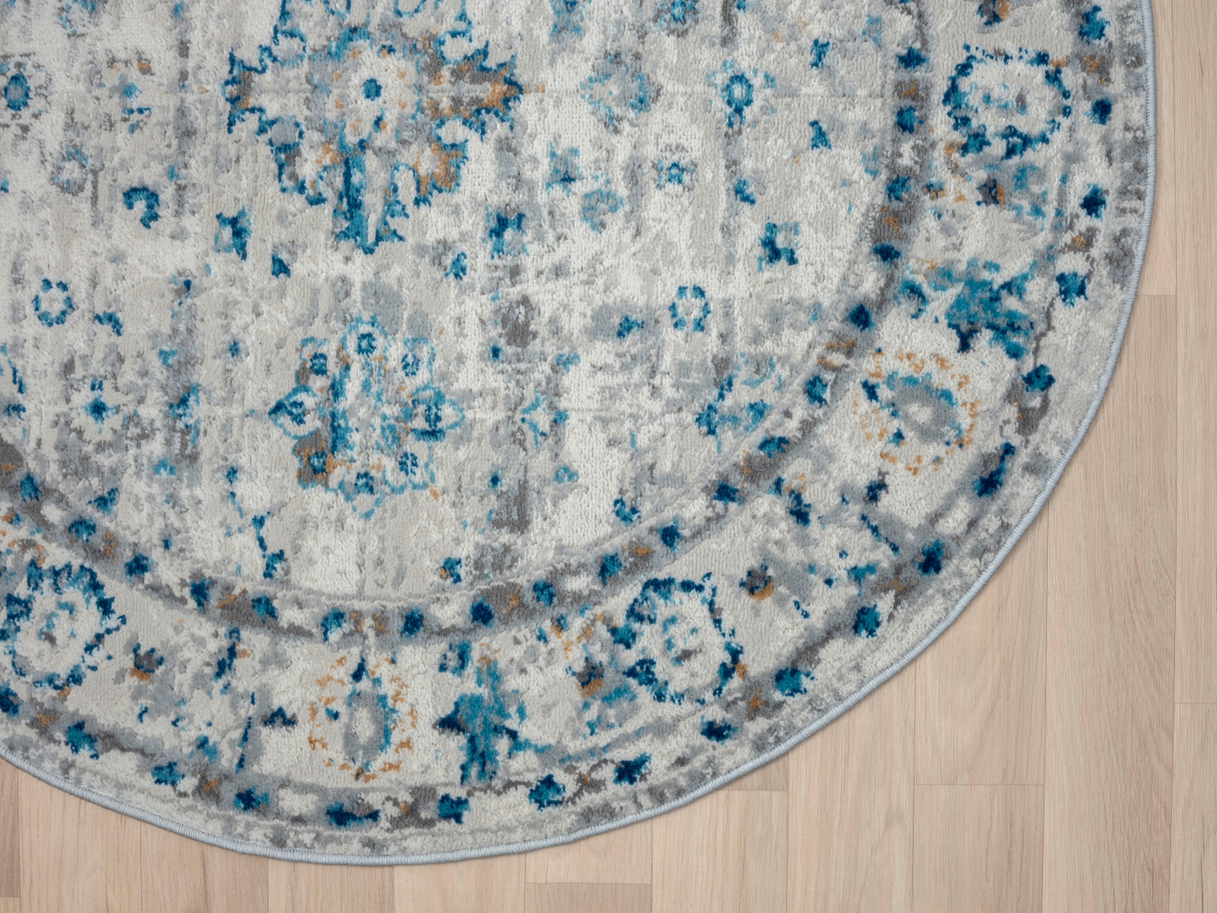 Myflair Möbel & Accessoires Teppich »My Heriz 3«, rund, 8 mm Höhe, Kurzflor, klassisches Orient Design, besonders weich durch Microfaser