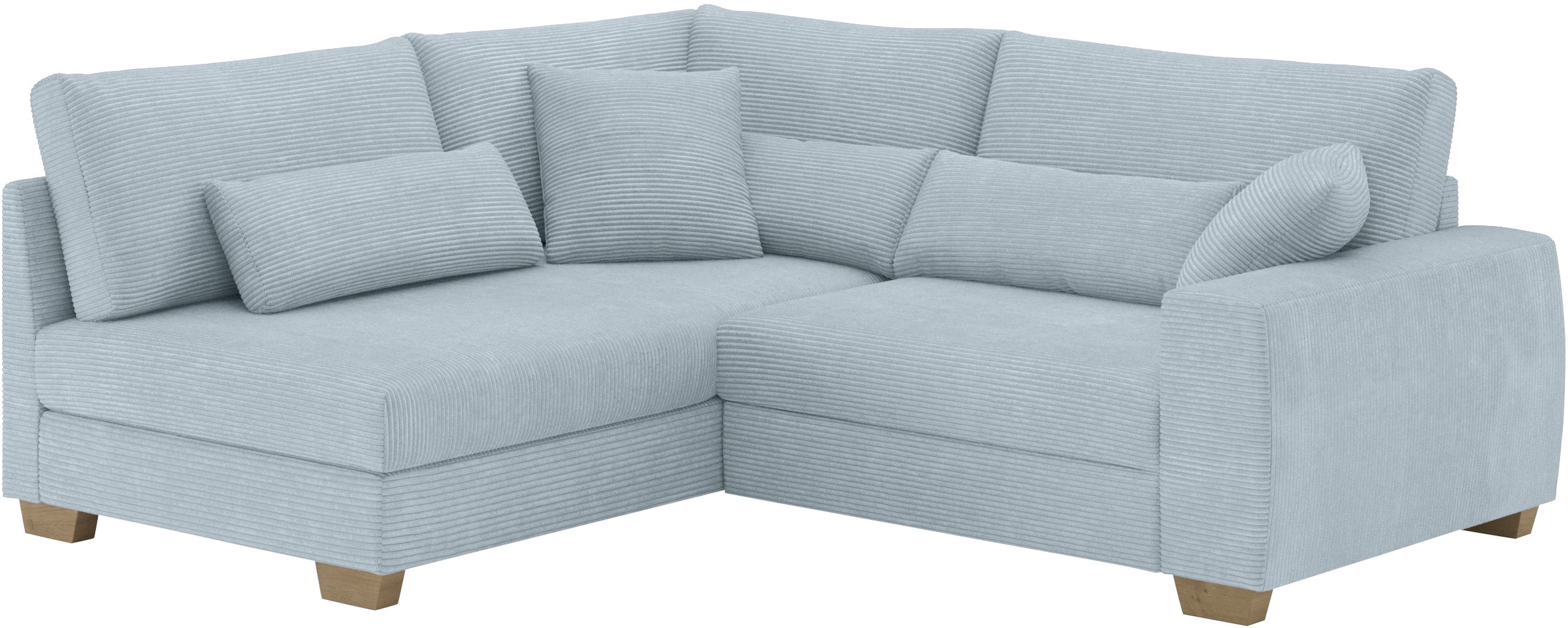 Mr. Couch Ecksofa "Hilla L-Form, bis 140 kg belastbar" mit Taschenfederkern günstig online kaufen