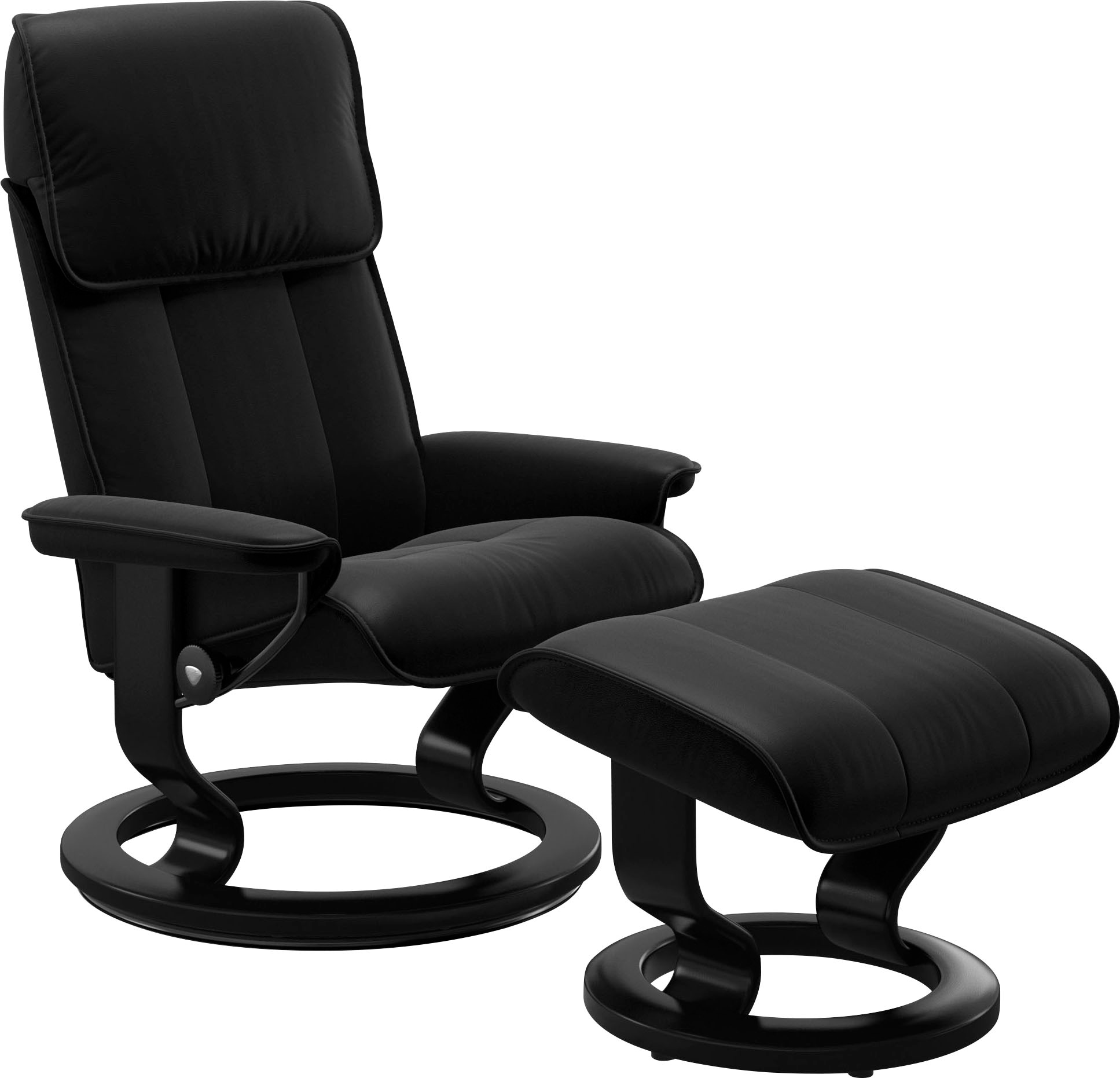 Stressless Relaxsessel "Admiral" mit Classic Base, Größe M & L, Gestell Schwarz