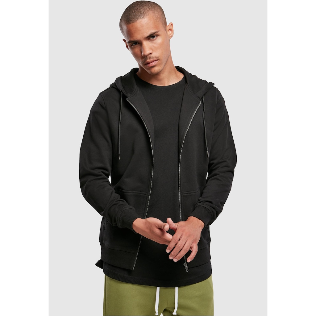 URBAN CLASSICS Kapuzensweatjacke »Herren Basic Terry Zip Hoody«, (1 tlg.)