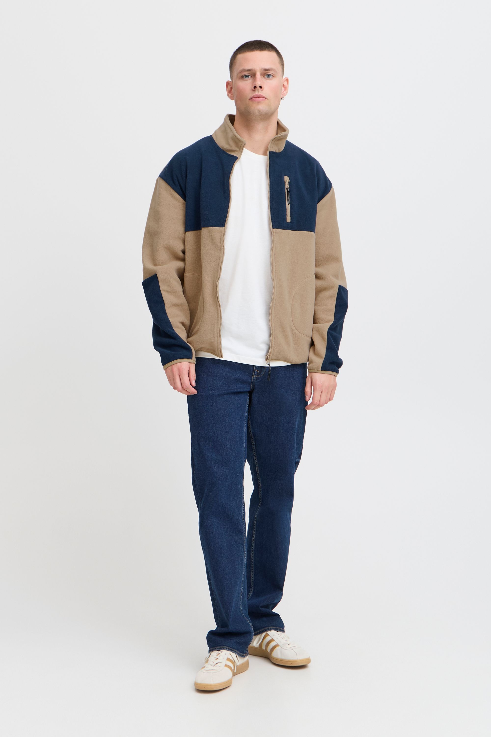 Blend Fellimitatjacke »Fellimitatjacke BHBROOKS Sweatshirt zipp thru«