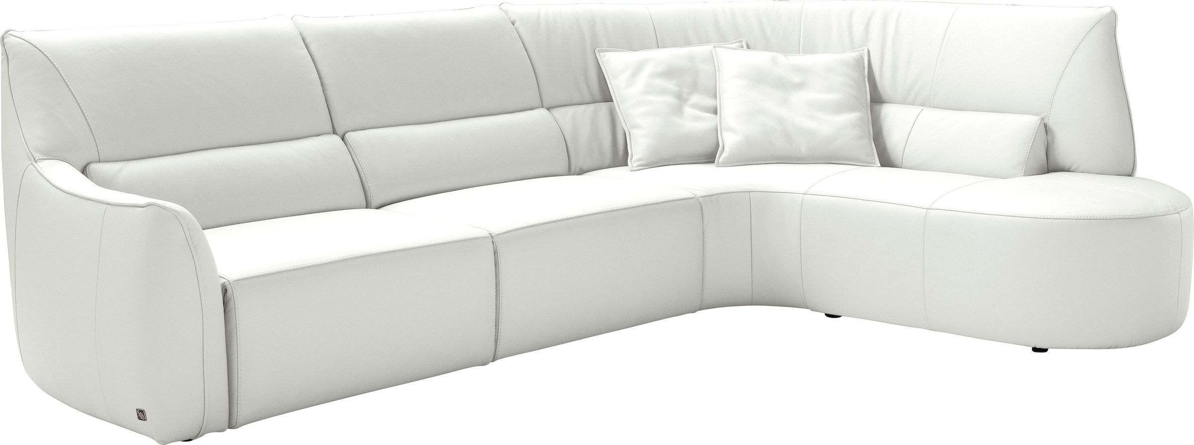 Egoitaliano Ecksofa "Puffy, extravagant & edel, Retro Designsofa, hoher Sit günstig online kaufen