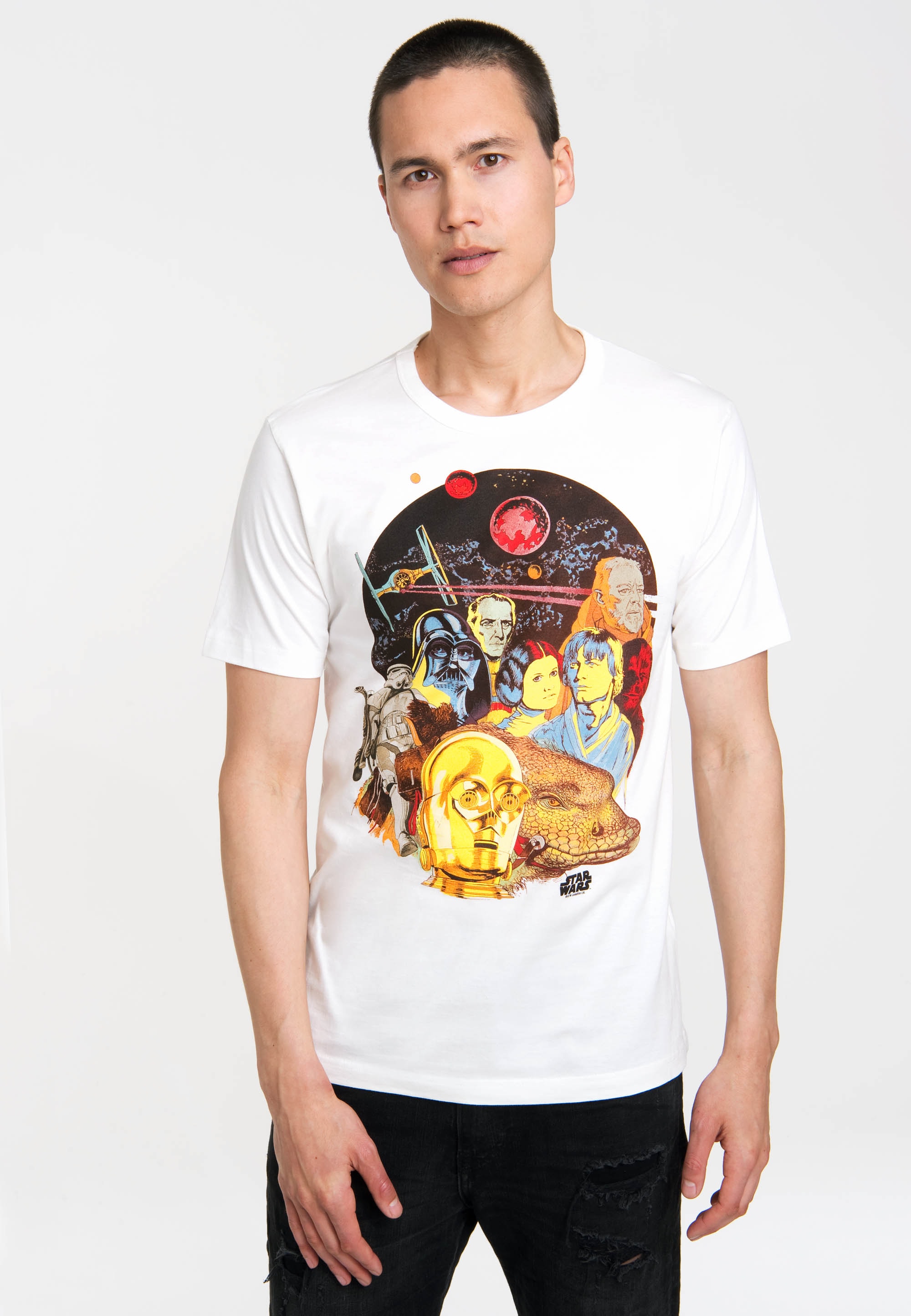 T-Shirt »Star Wars«, mit hochwertigem Siebdruck