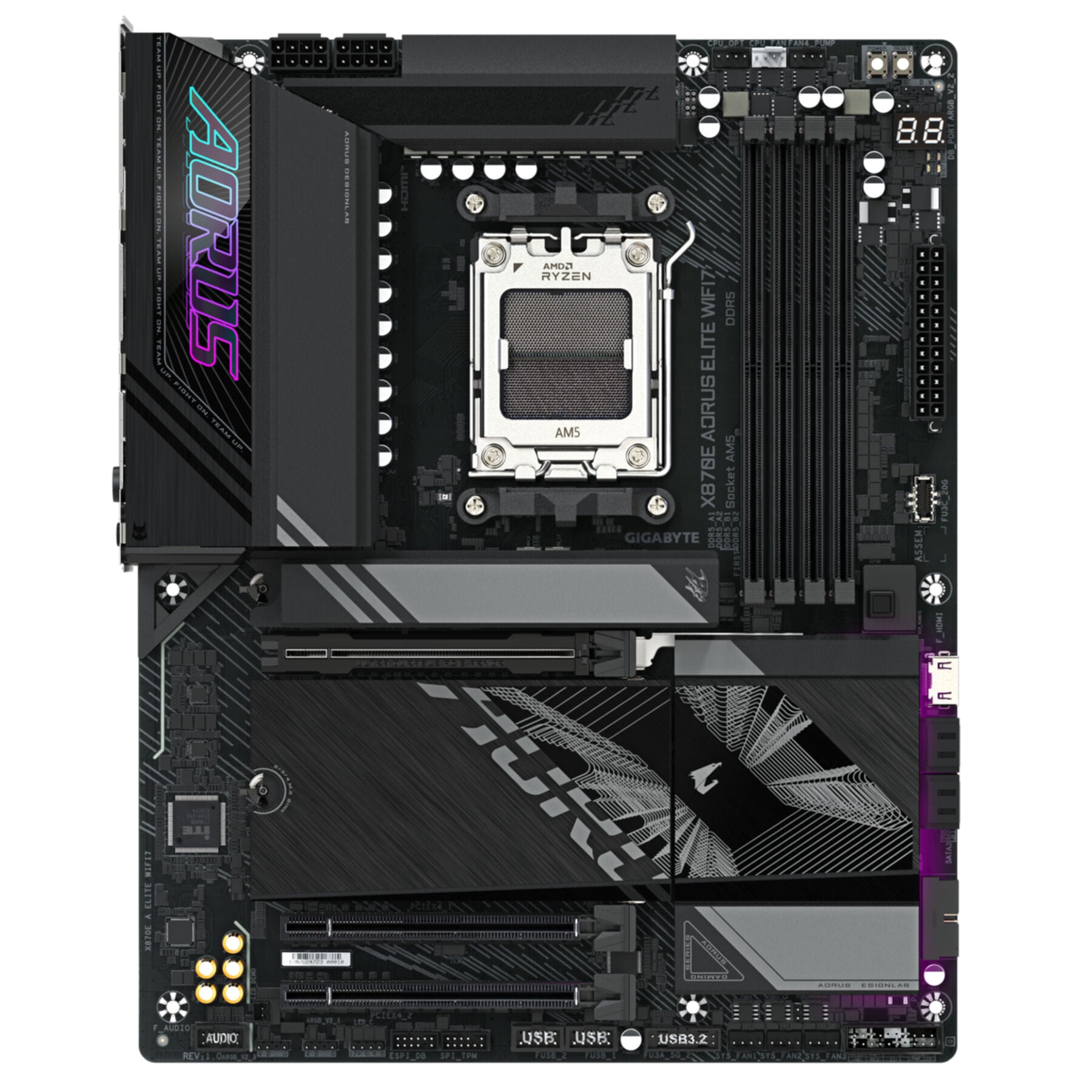 Gigabyte Mainboard »X870I AORUS PRO ICE Mainboard - Unterstützt AMD Ryzen 9000er-Serie CPU«
