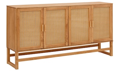 BAUR »Lina«, Mit by Gercke Home LeGer Rattan 4 | Innenfächer, Einsatz, Sideboard teilmassiv Lena