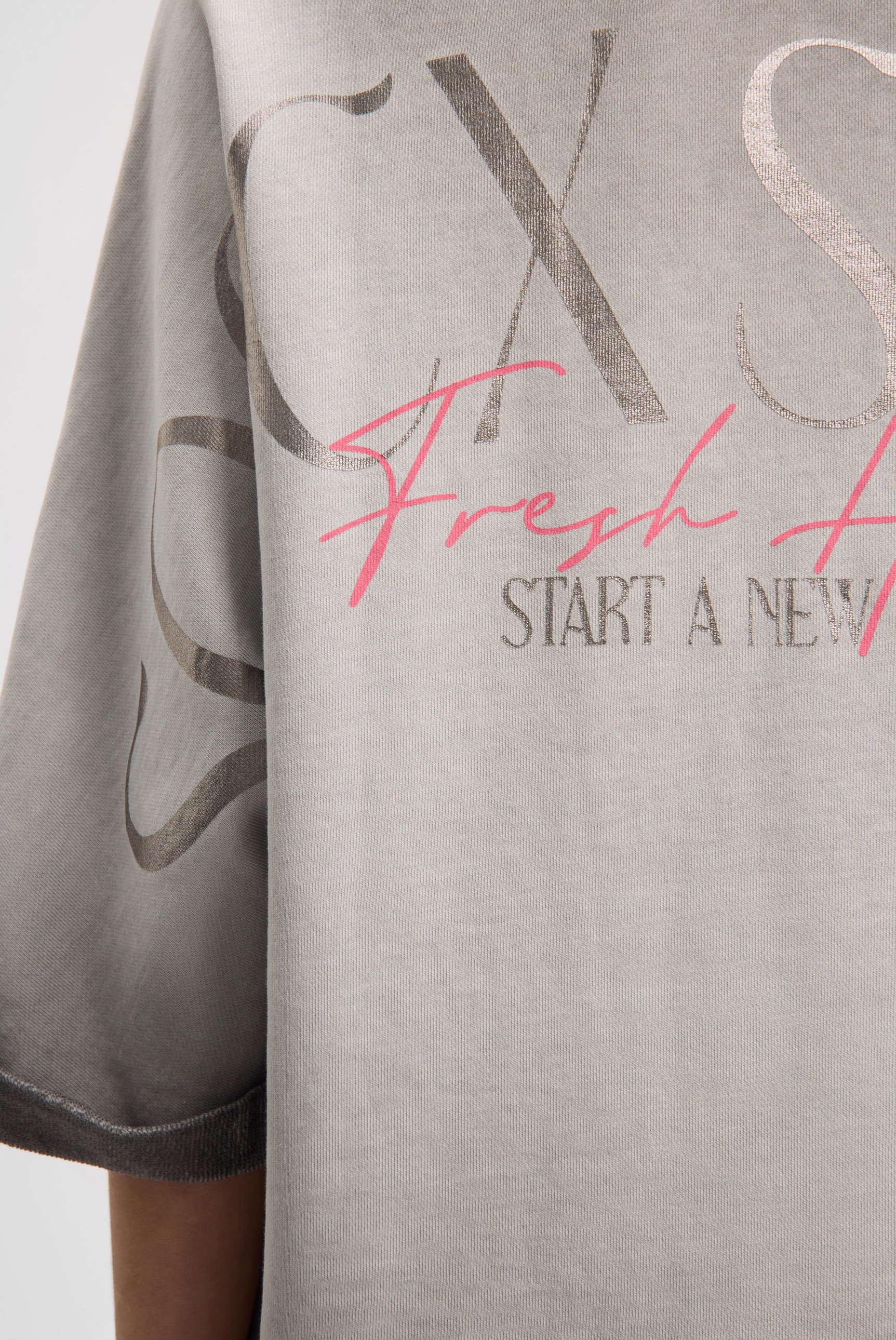 SOCCX Sweater , mit Rollkanten am Ausschnitt und Saum
