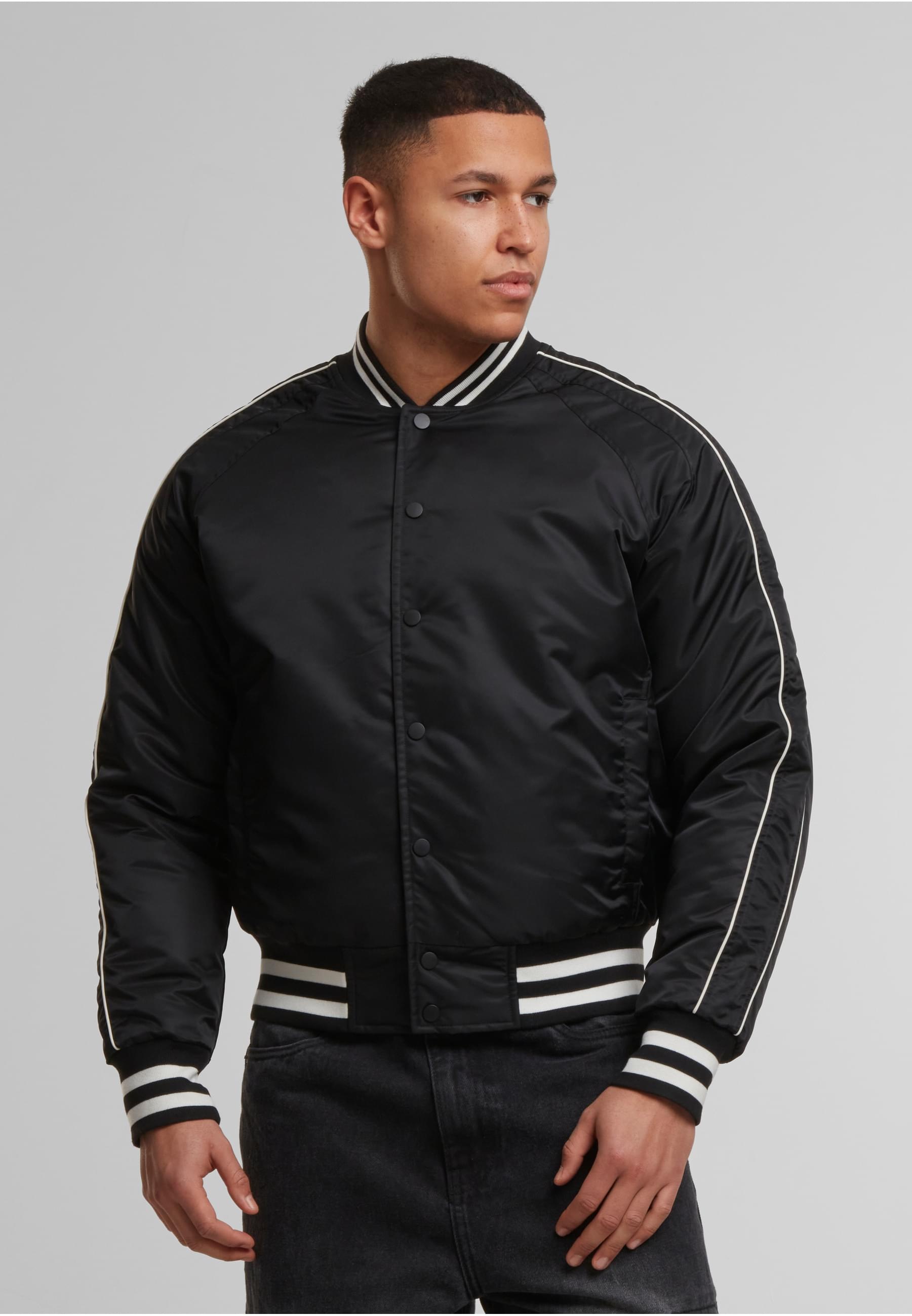 URBAN CLASSICS Bomberjacke »Urban Classics Racer Bomber Jacket«, (1 St.), ohne Kapuze