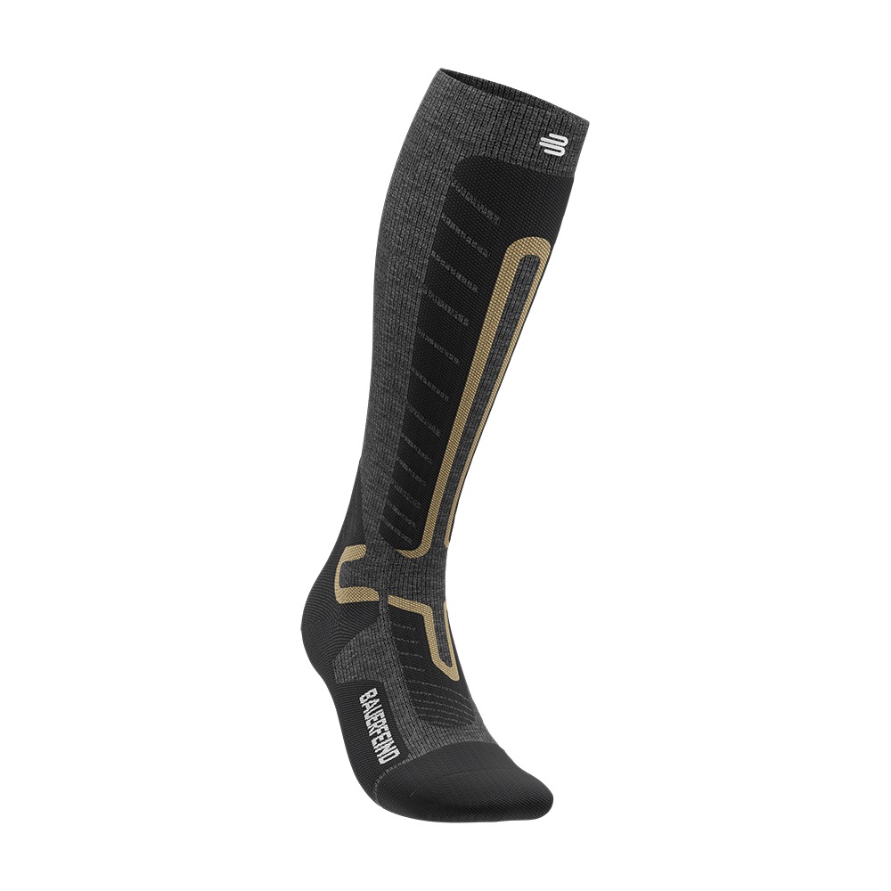 Bauerfeind Sportsocken »SKI ALPINE COMPRESSION SOCKS« für Alpinski und Snowboard, mit anatomisch geformter Zehenbox