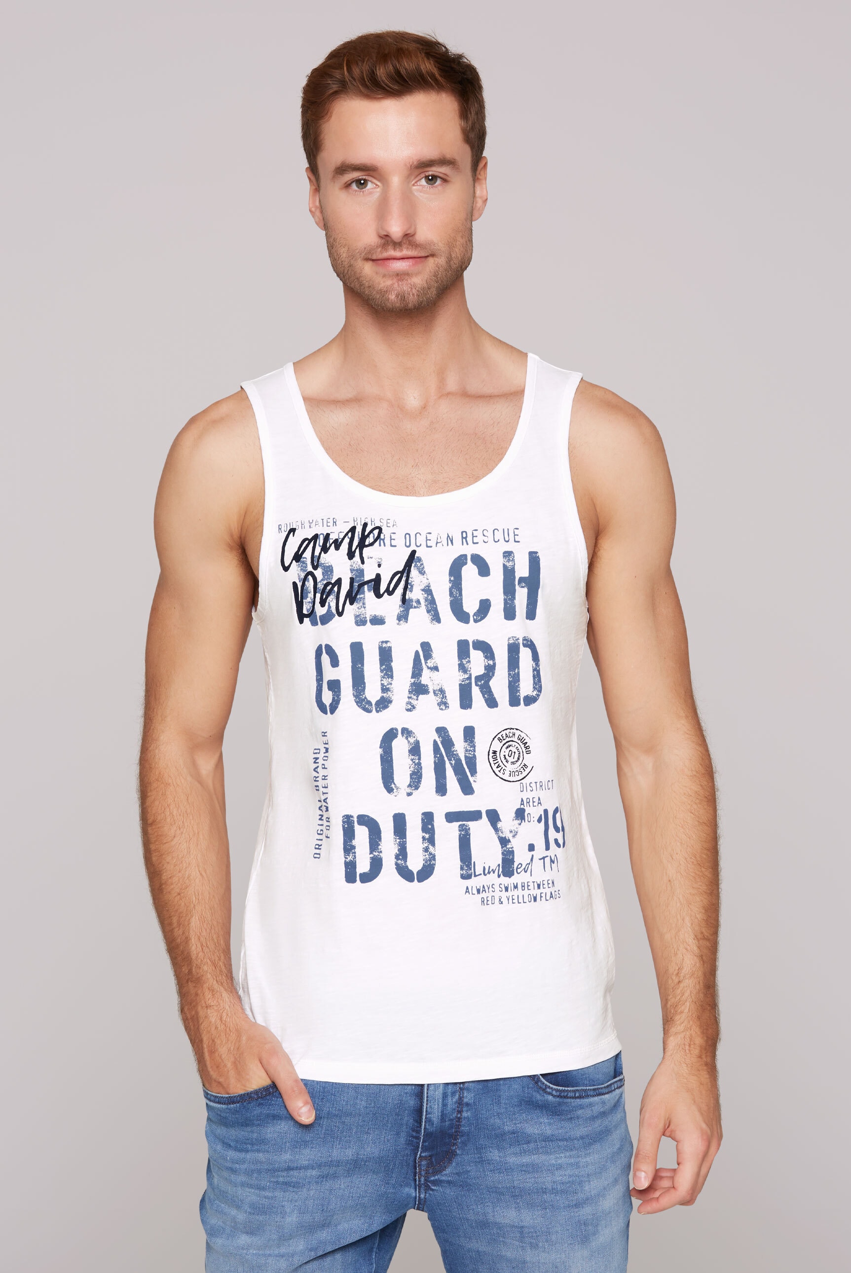 CAMP DAVID Tanktop, aus Baumwolle günstig online kaufen