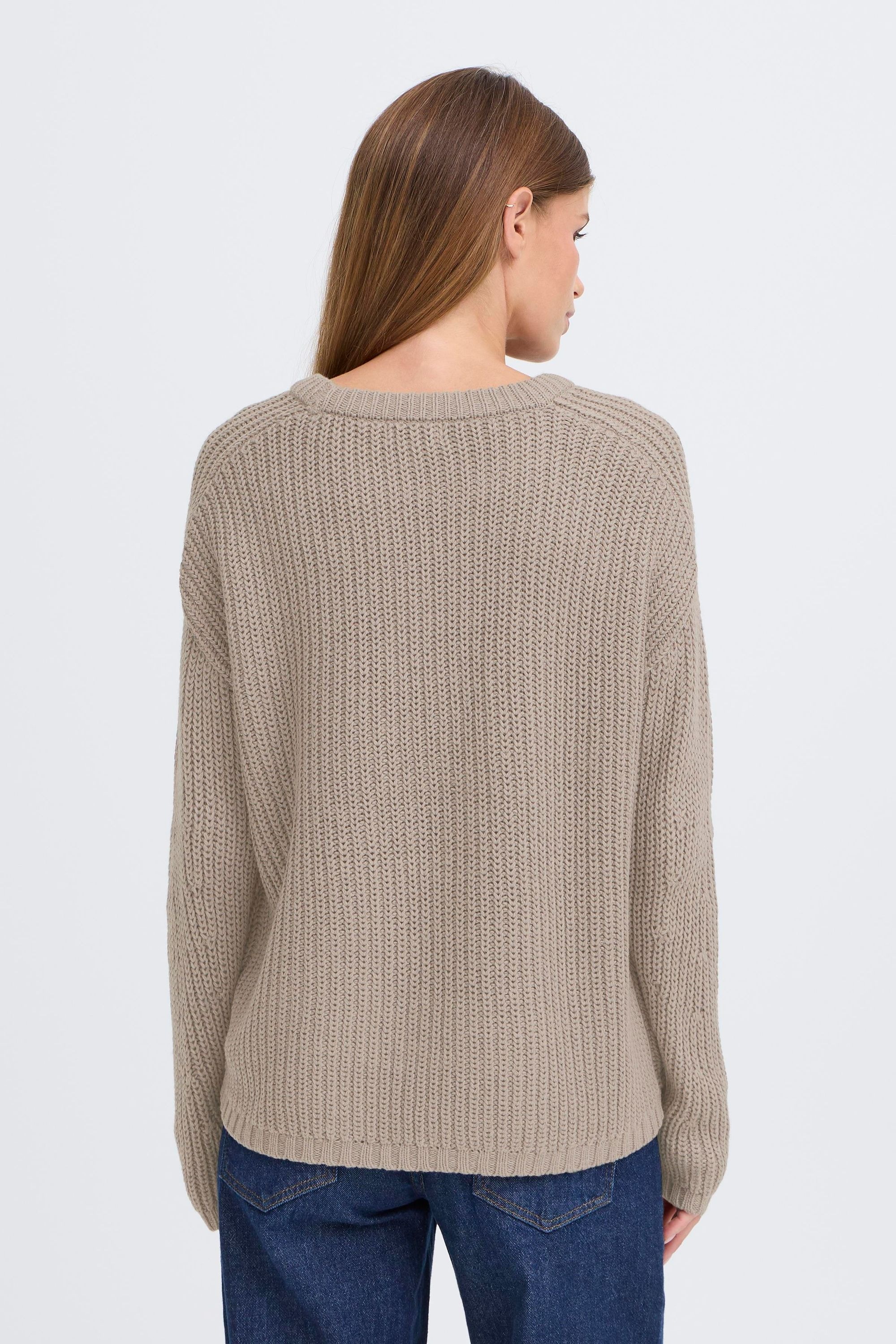 OXMO Strickfleece-Pullover »Strickpullover OXFKANNA«