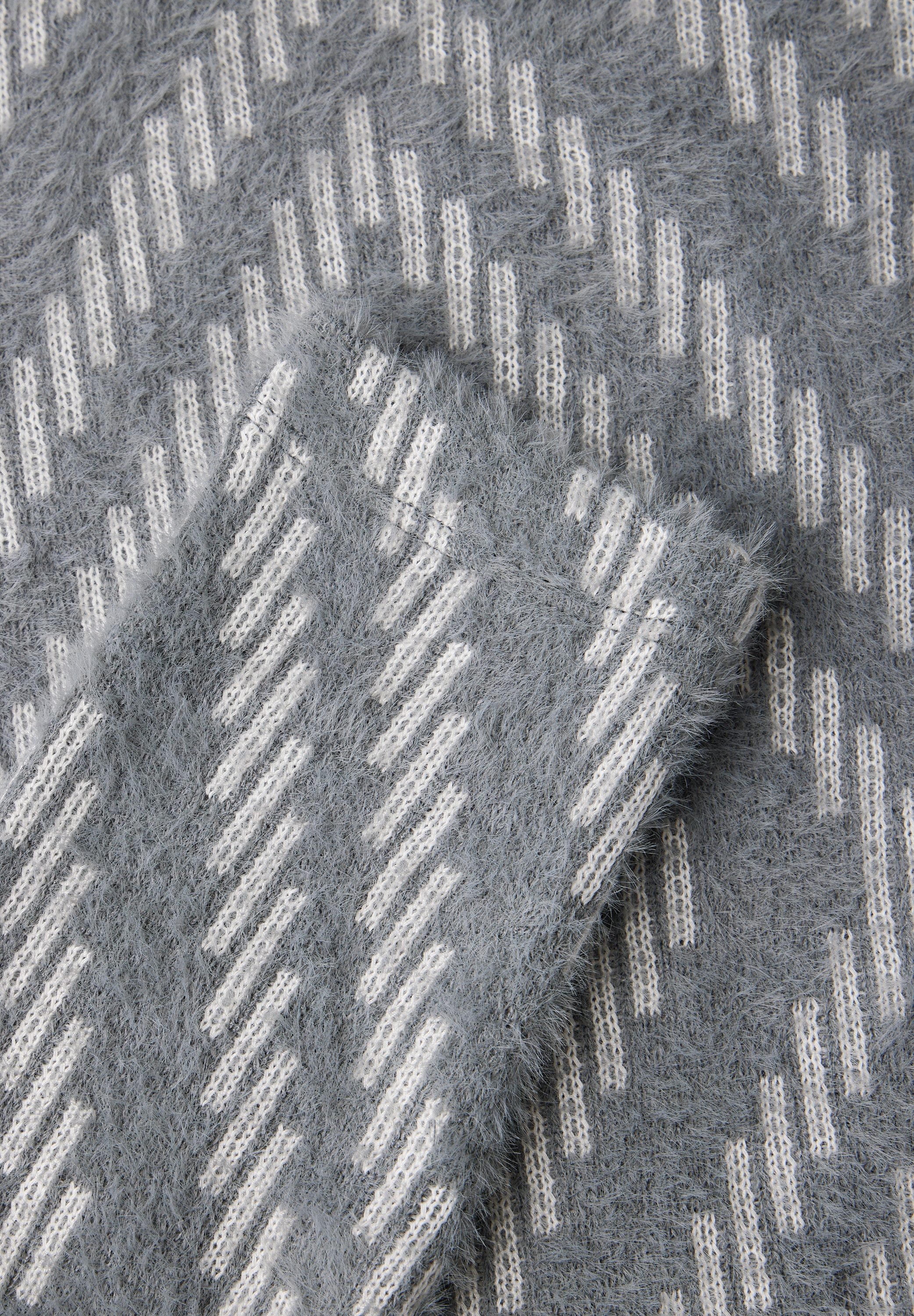 Cecil Langarmshirt, Jacquard