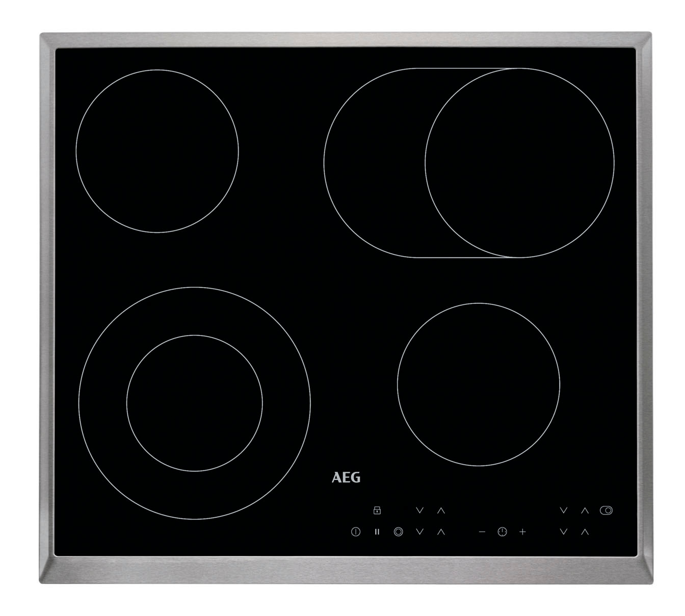 AEG Backofen-Set »HH24BSM«, Aqua Clean, Wasserdampfreinigung des Backofens, Grill, Keramikkochfeld mit Touch
