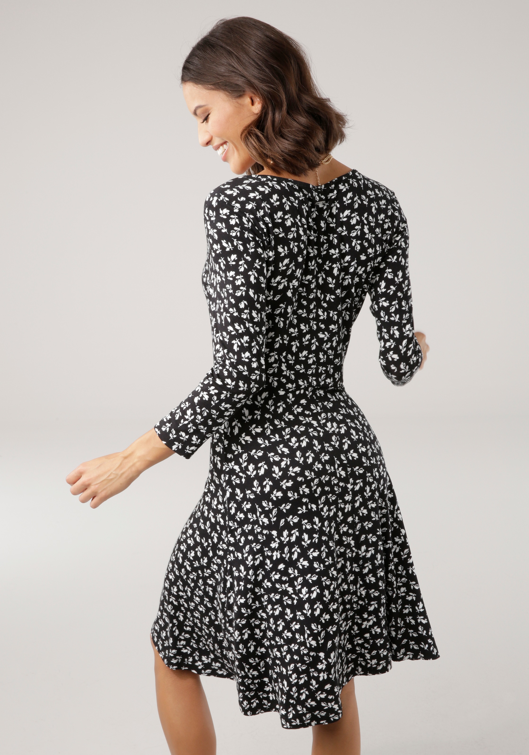 Laura Scott Jerseykleid mit Wickel-Ausschnitt NQ7500