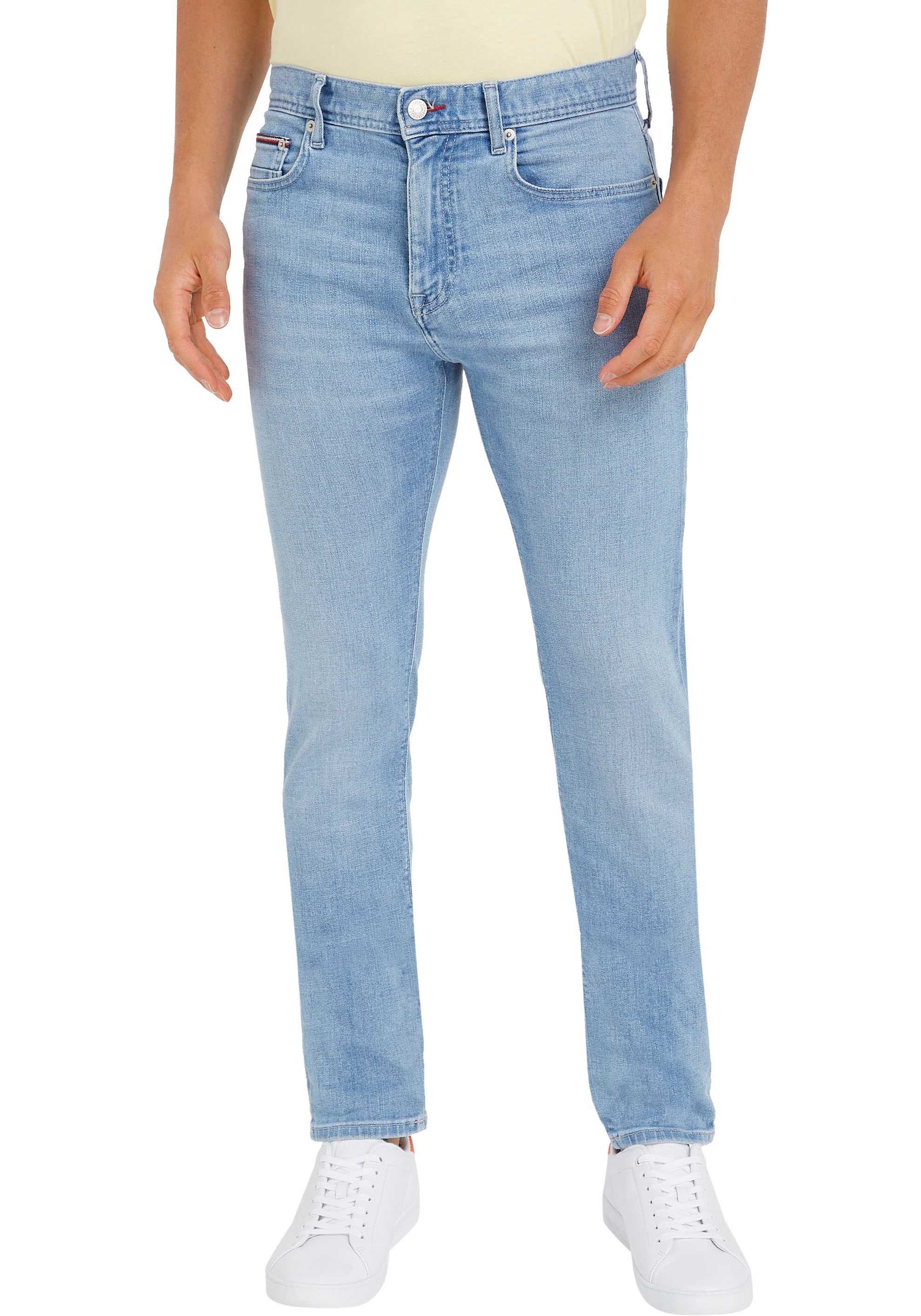 Tommy Hilfiger Slim-fit-Jeans »SLIM BLEECKER PSTR«, (1 tlg.), mit Tommy Hilfiger... kaufen