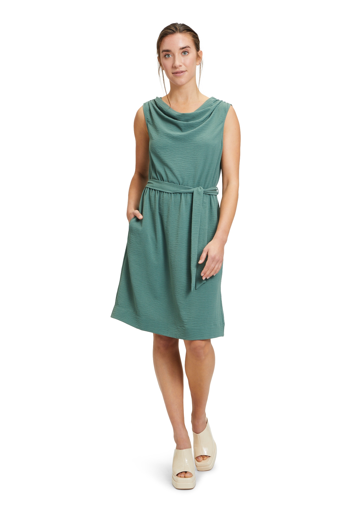 Cartoon Druckkleid »Cartoon Casual-Kleid mit Bindegürtel«, Design