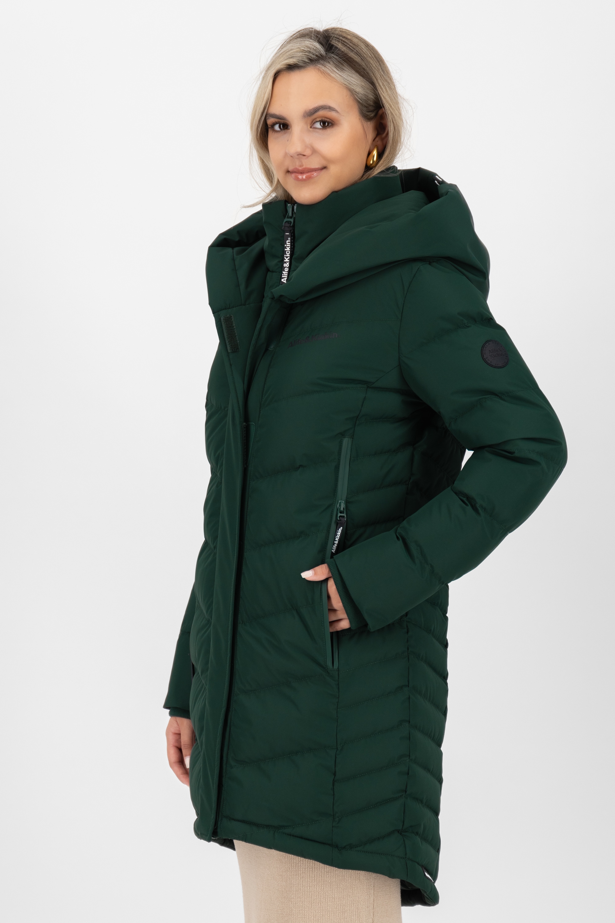 Alife & Kickin Winterjacke »Damen AngelaAK A«, Warme gefütterte Damen Winterjacke mit kuschligem Teddy-Innenfutter