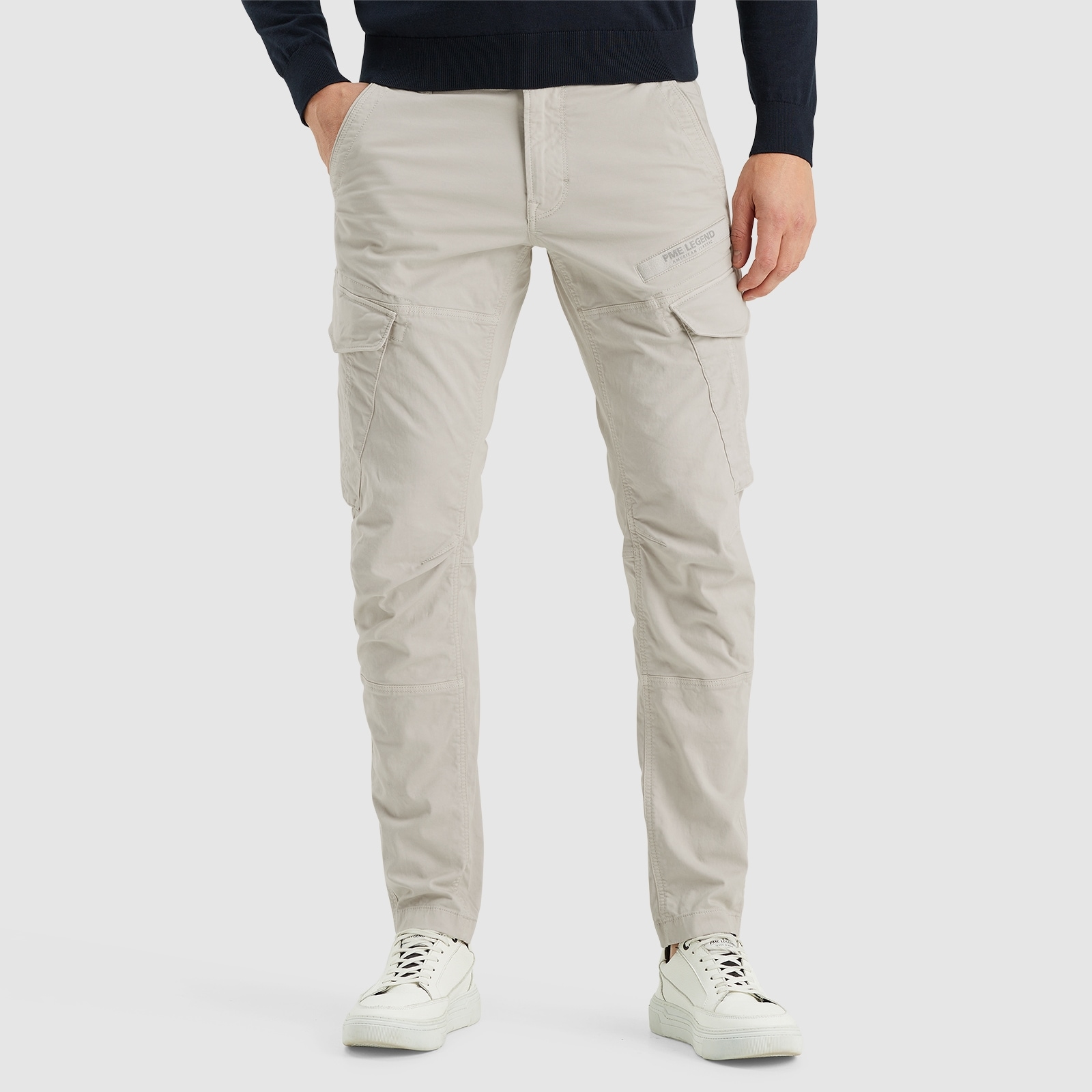 PME LEGEND "Nordrop Stretch Twill" mit Logo Stickerei günstig online kaufen