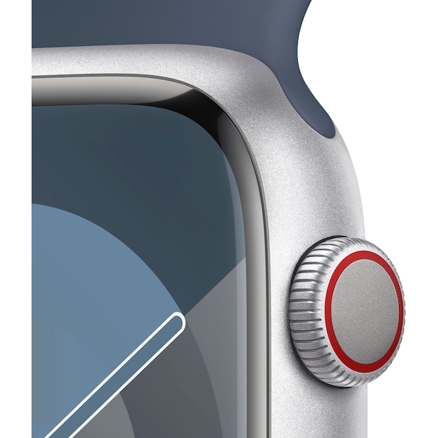 Apple Smartwatch »Watch Series 9 GPS + Cellular 45mm Aluminium« | BAUR
