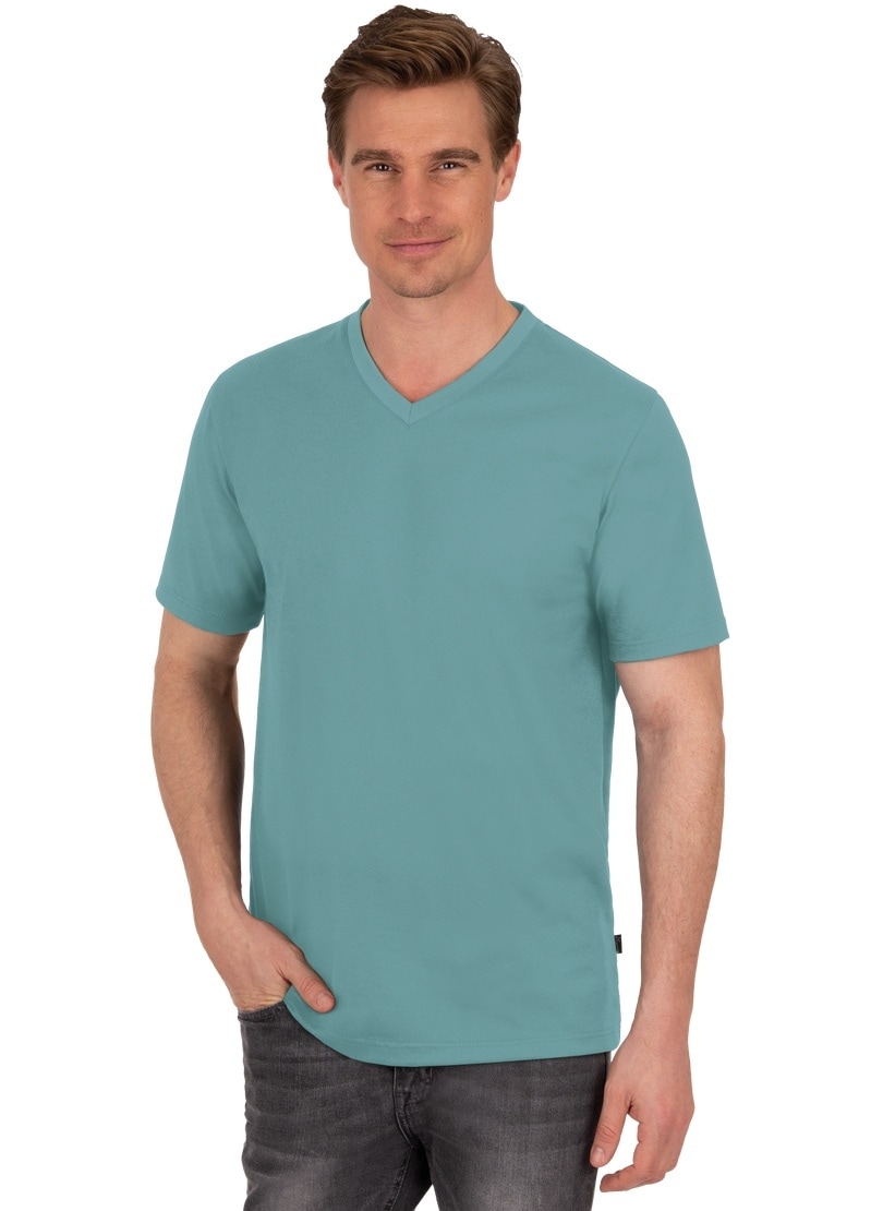 BAUR | DELUXE Trigema T-Shirt ▷ bestellen »TRIGEMA V-Shirt Baumwolle«