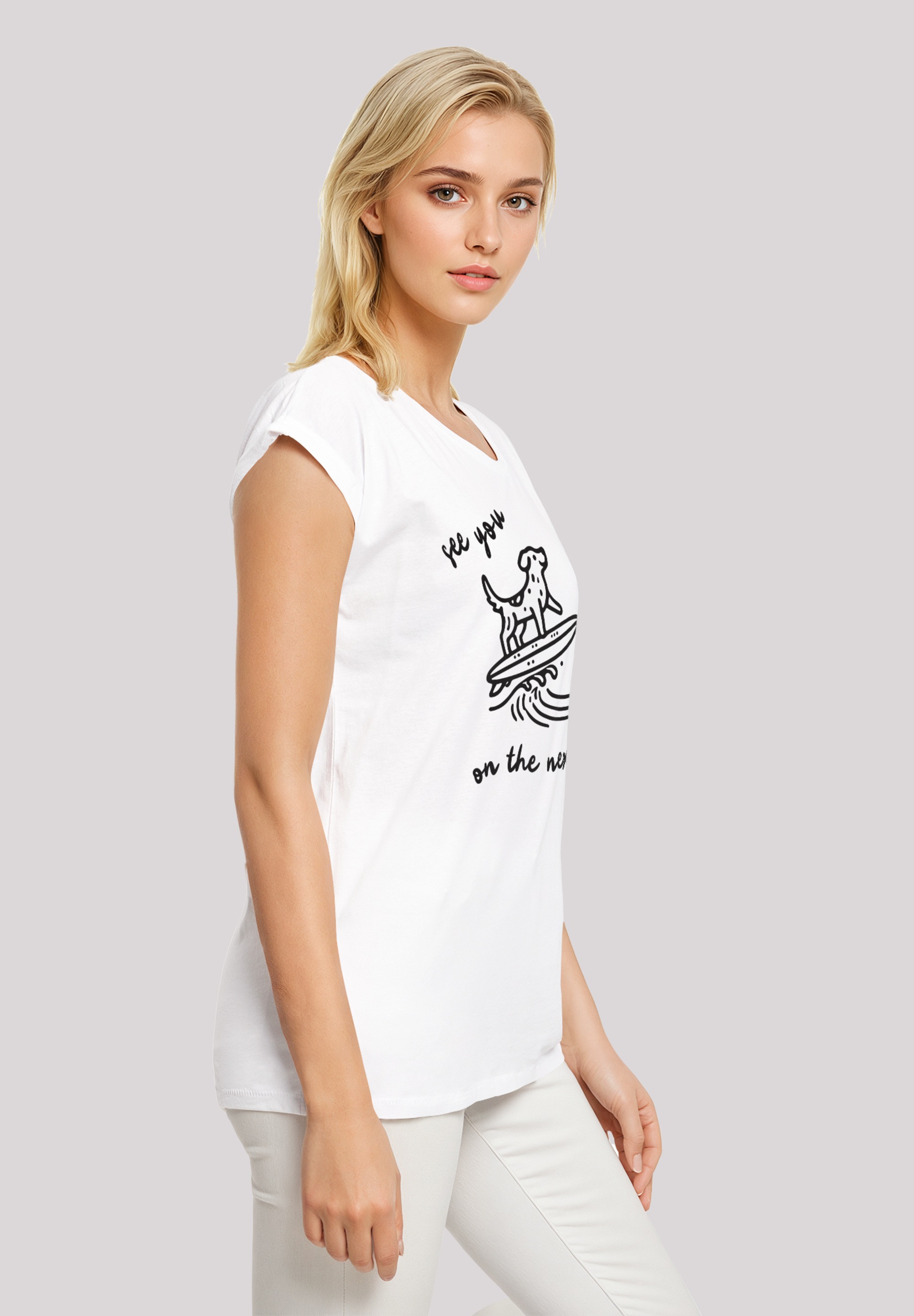 F4NT4STIC T-Shirt »See You On The Next Wave«, Premium Qualität