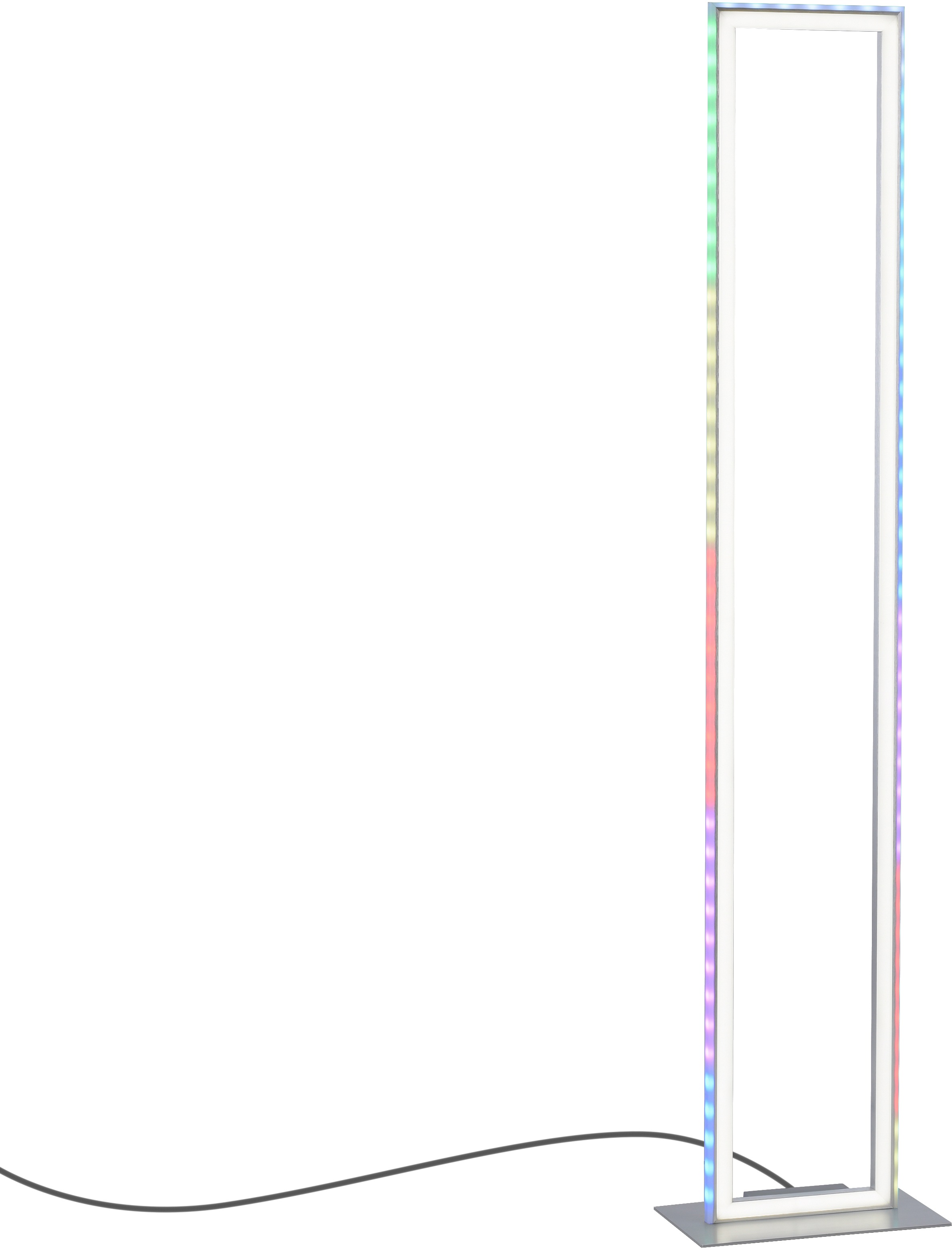»Luan«, my home BAUR Infrarot-Fernbed. Stehlampe 2700-5000K, 2 | LED inkl. Sidelight: Rainbow-RGB, Downlight: flammig-flammig,