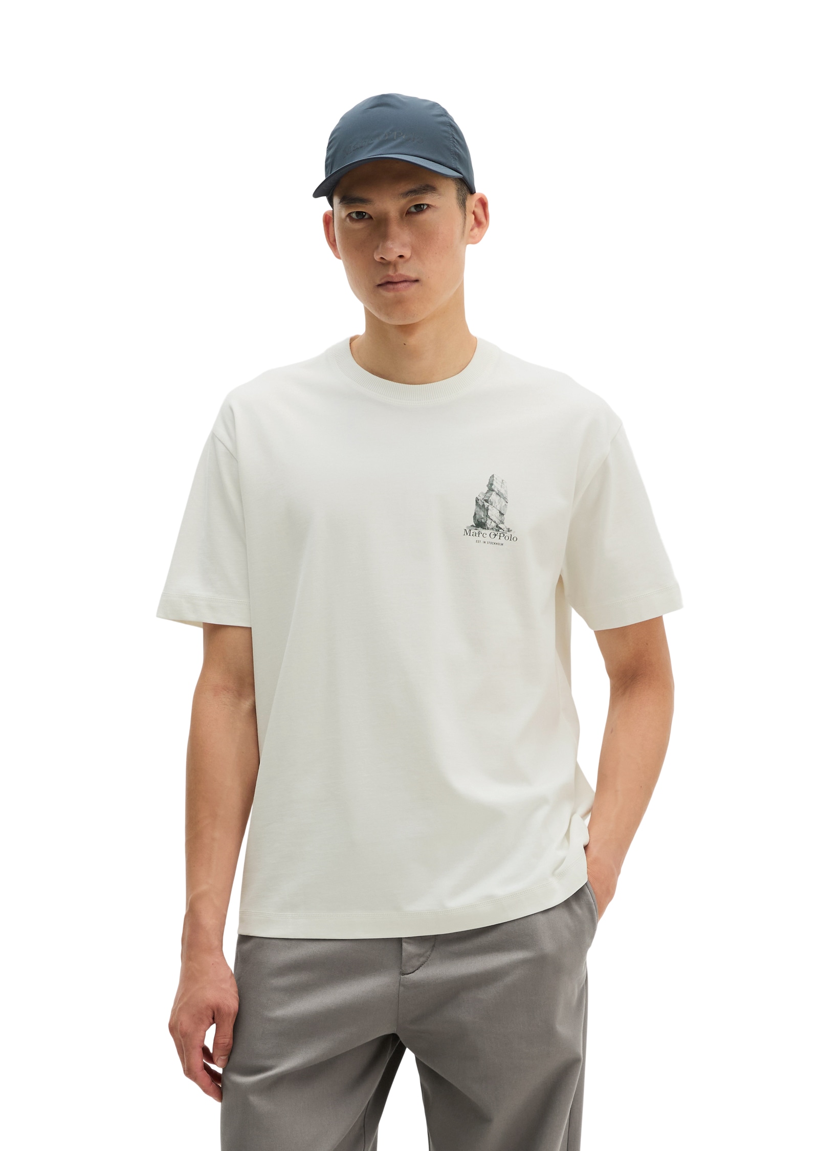Marc OPolo T-Shirt mit Print, Relaxed Fit