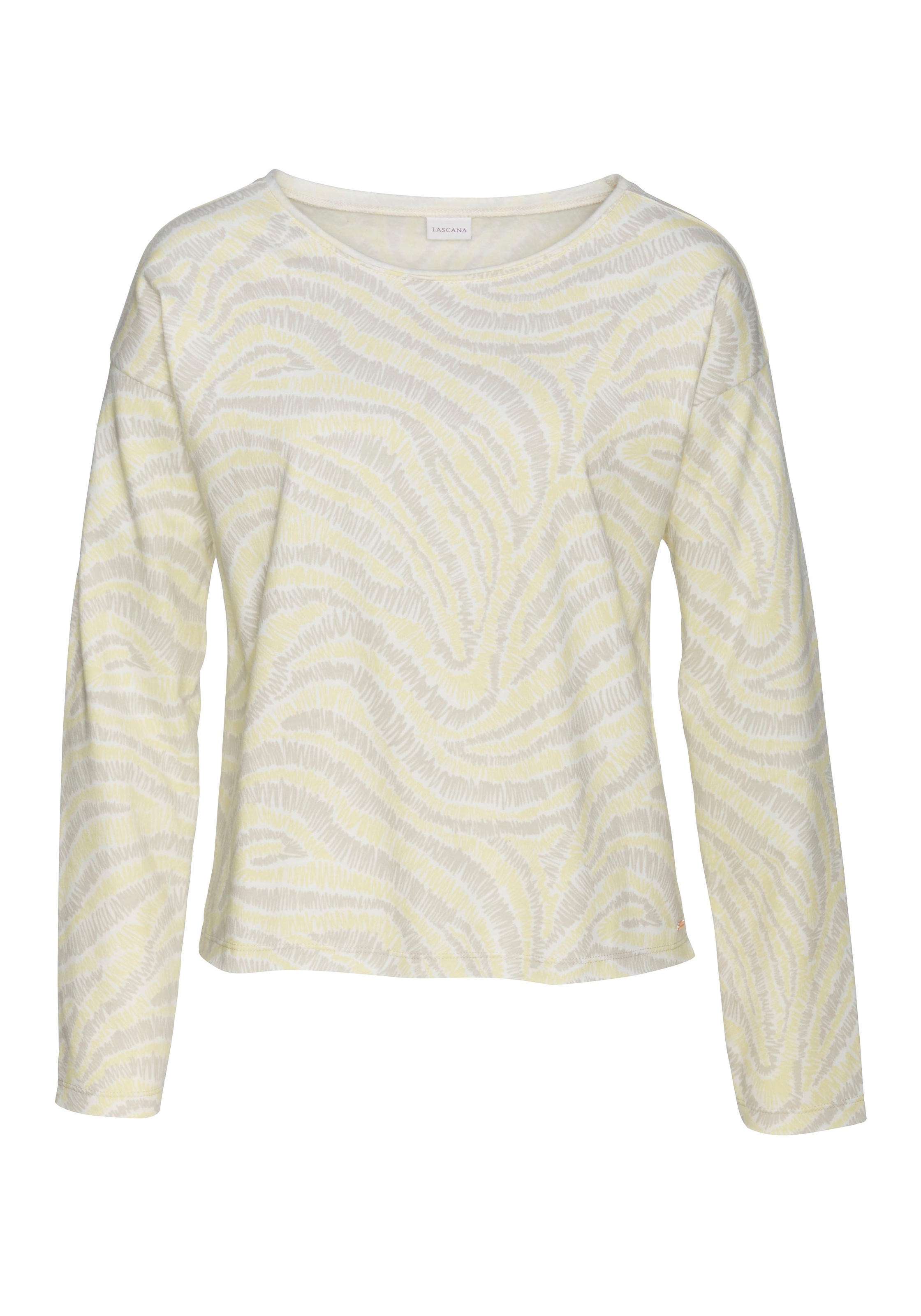 LASCANA Sweatshirt, mit Statement Druck, Loungewear günstig online kaufen