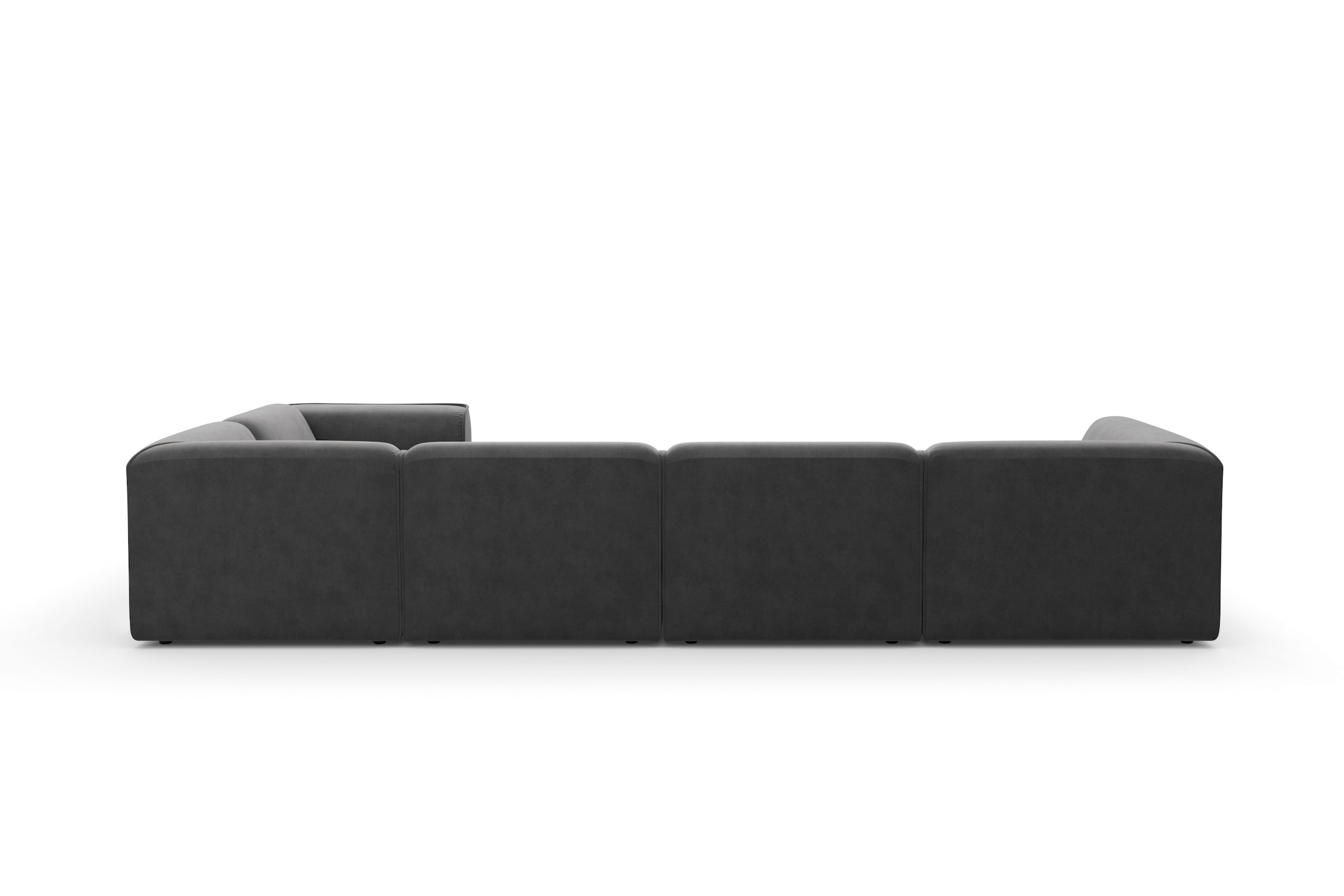 RAUM.ID Wohnlandschaft »Merid U-Form, jederzeit durch Module erweiterbar, B/T/H: 367/206/70 cm«, als Modul oder separat verwendbar, für individuelle Zusammenstellung