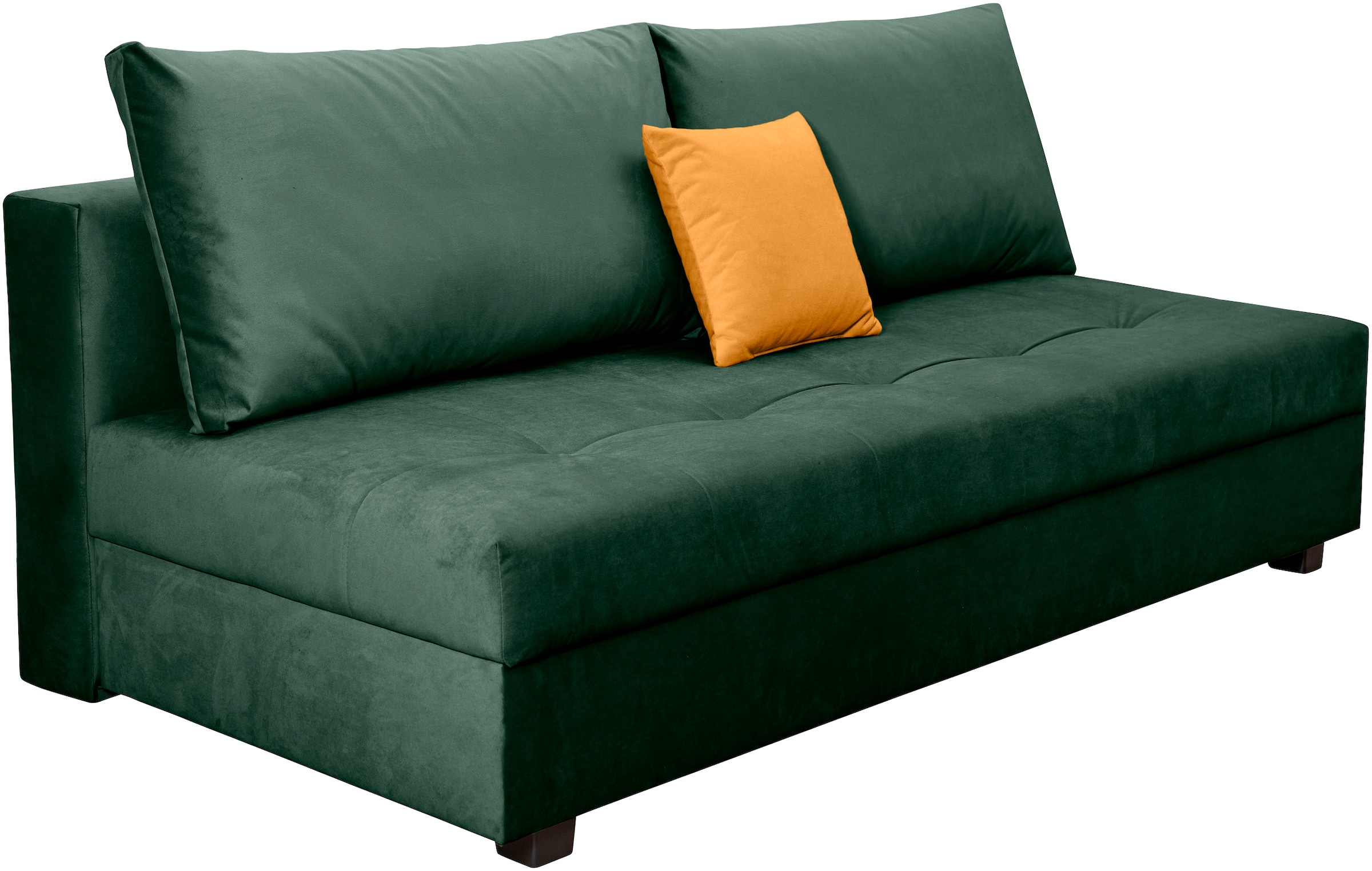 COLLECTION AB Schlafsofa »DARIA inklusive Schlafunktion und Bettkasten«, Schlafsofa,Bettfunktion,Bettkasten,inklusive Rückenkissen,Federkern