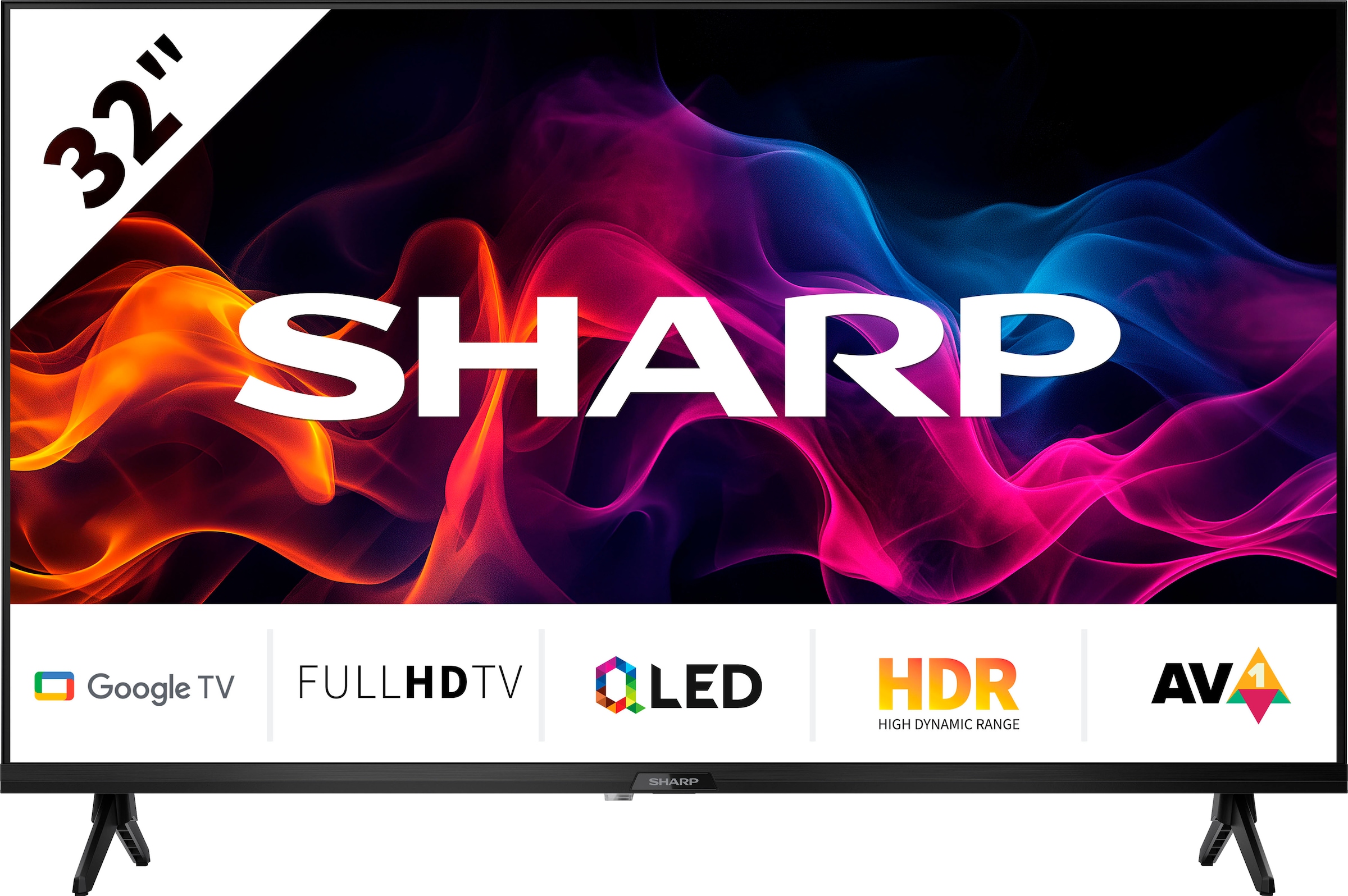 Sharp QLED-Fernseher »2T-C32GFx« Smart-TV-Go...