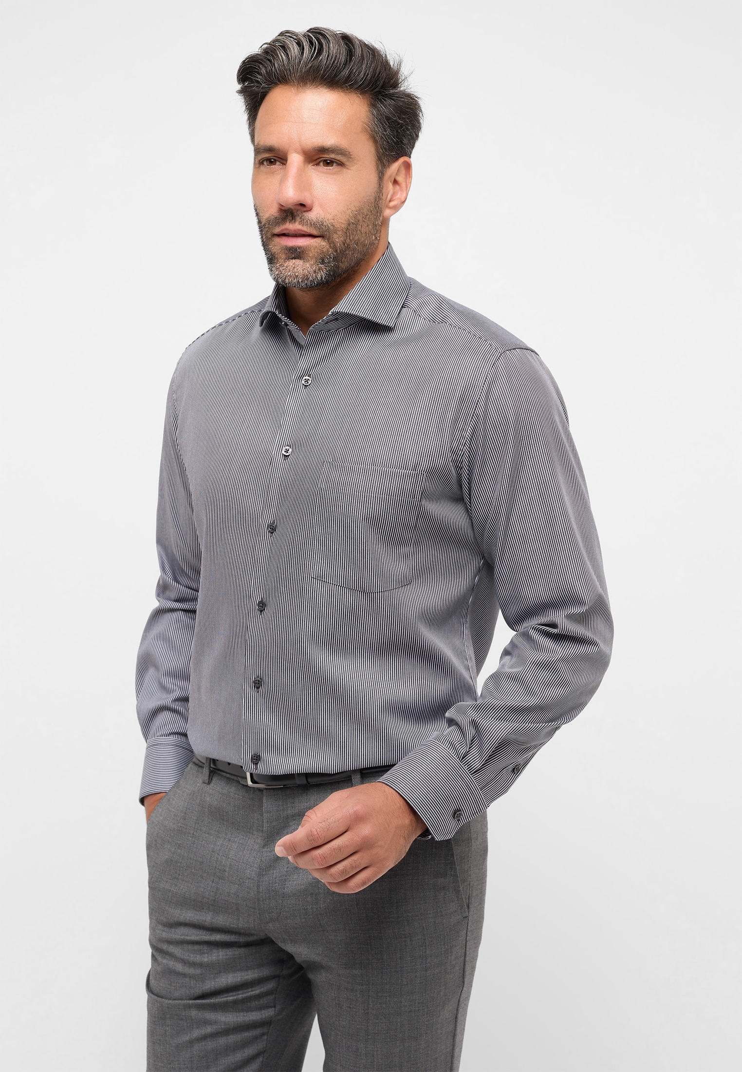 Eterna Langarmhemd "MODERN FIT" NON IRON (bügelfrei) günstig online kaufen