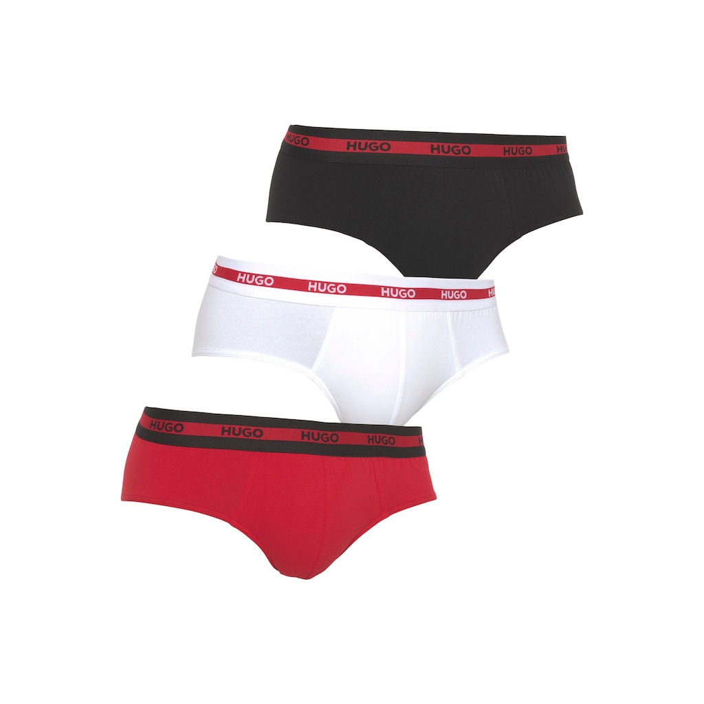 HUGO Underwear Slip, (Packung, 3 St., Im Dreierpack)