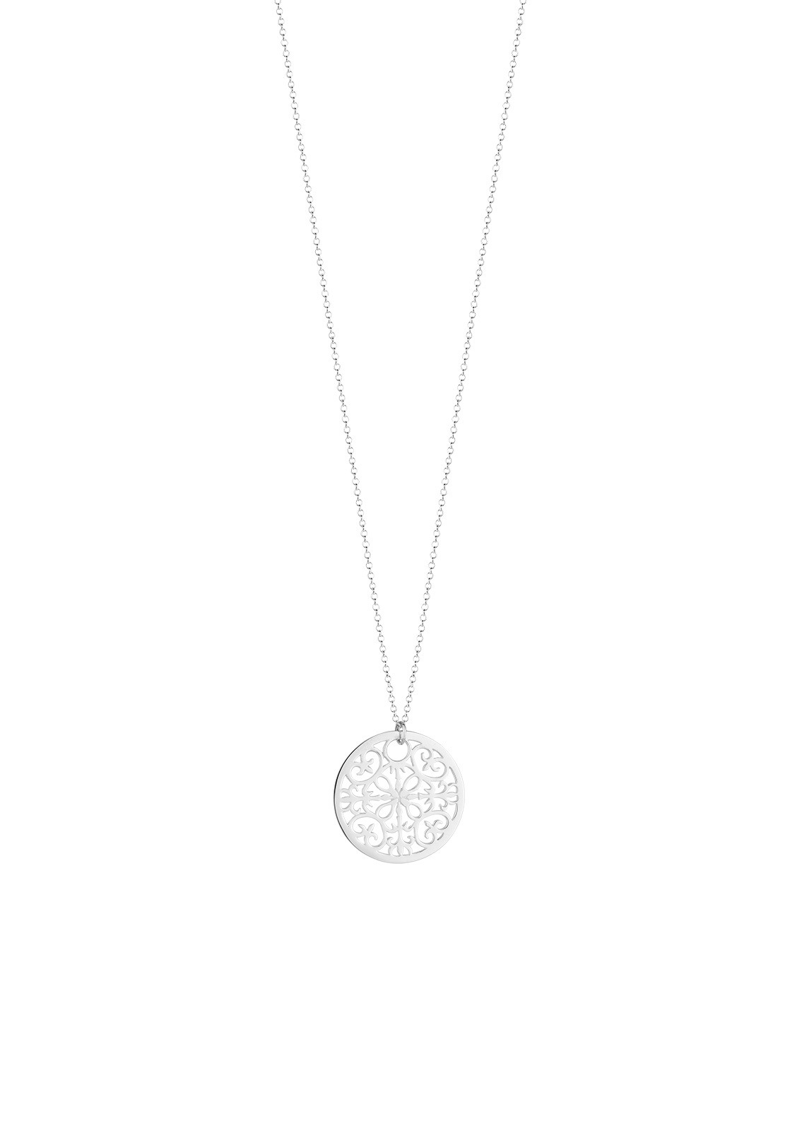 Elli Kette mit Anhänger »Ornament Symbol Anhänger Rund 925 Silber«