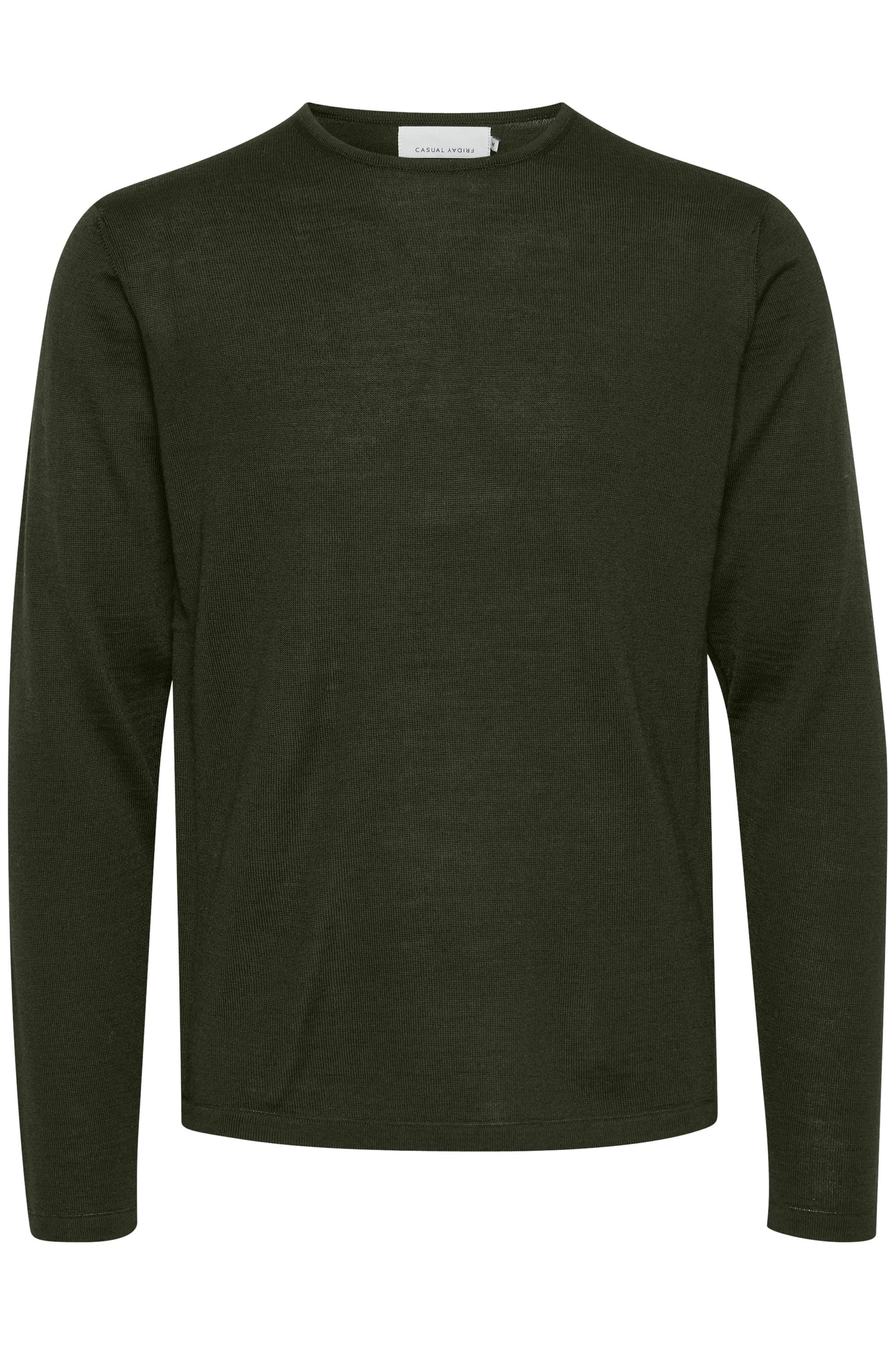 Casual Friday Strickfleece-Pullover "Strickpullover CFKent" günstig online kaufen