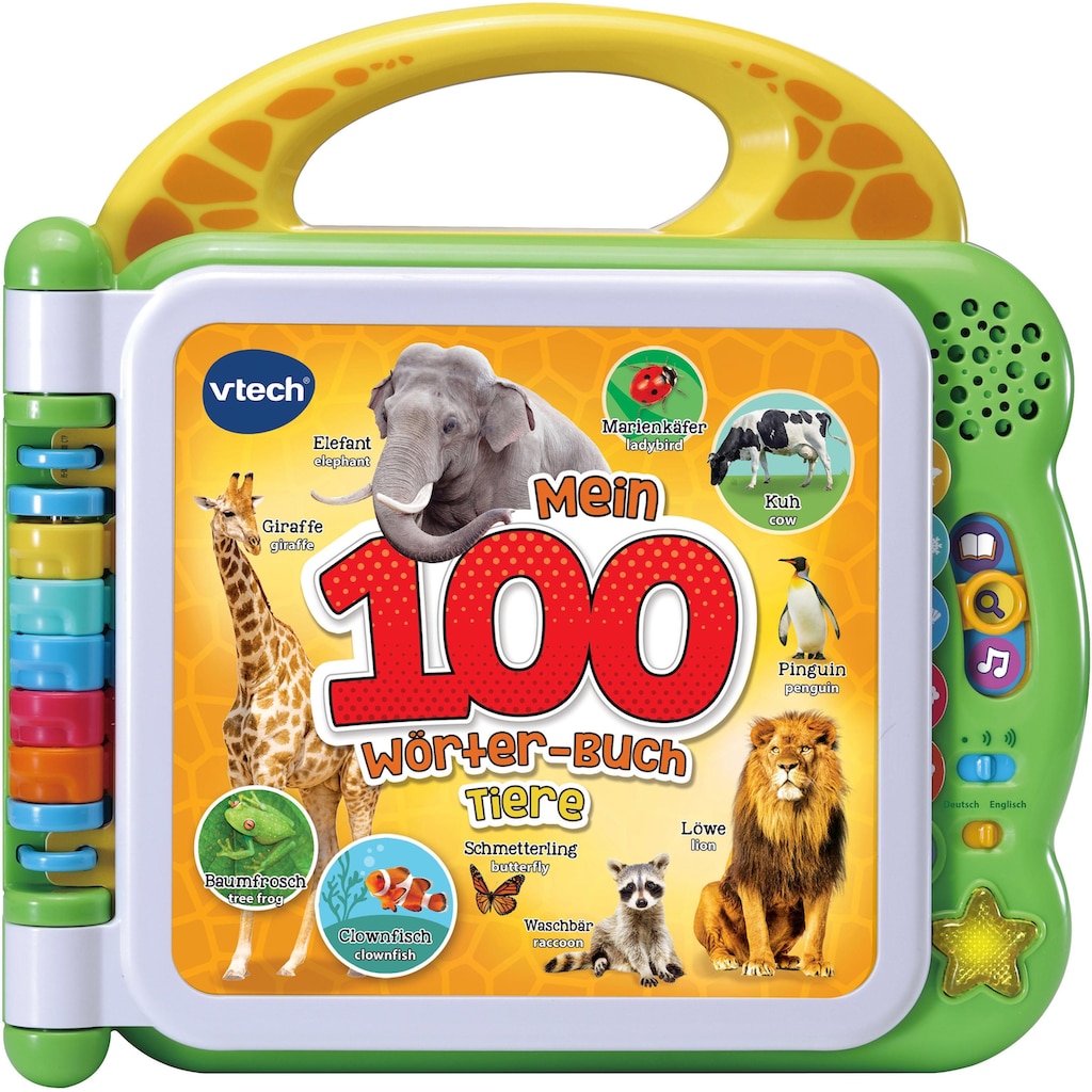 Vtech® Buch »VTechBaby, Mein 100-Wörter-Buch: Tiere, grün«