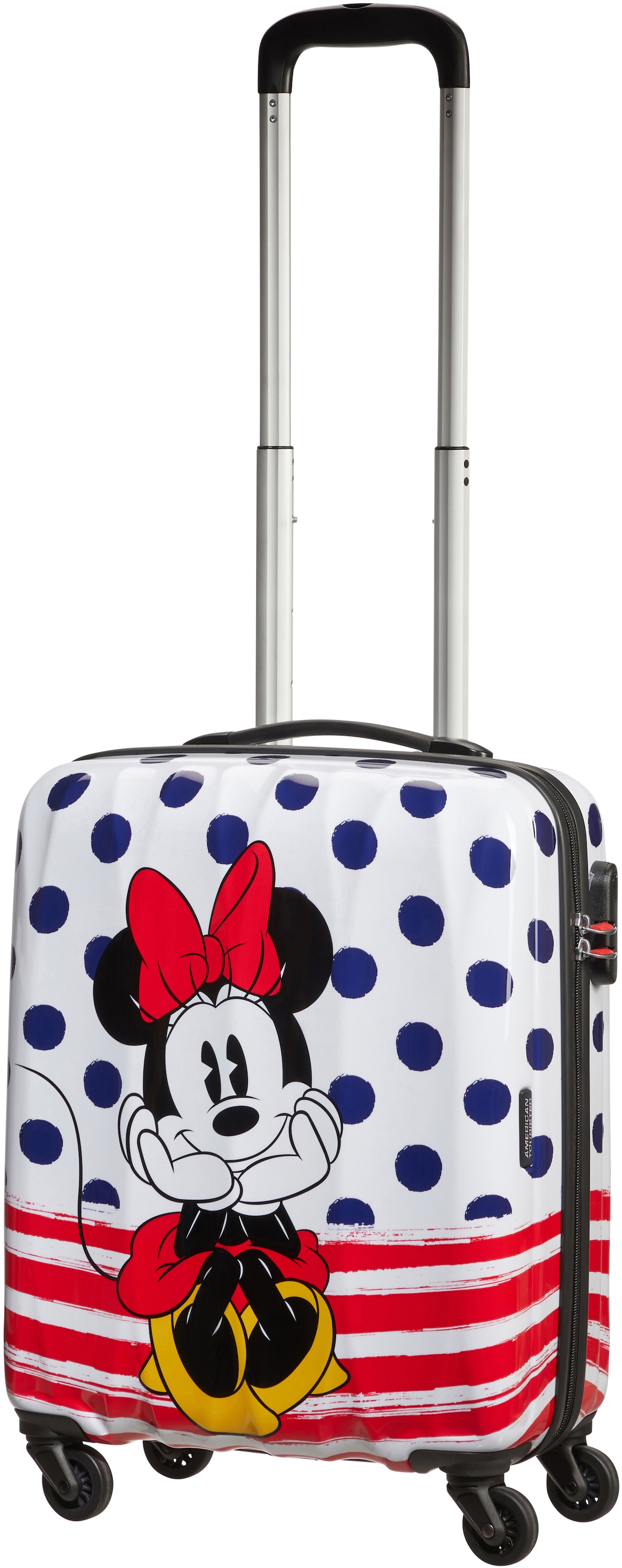 American Tourister® Hartschalen-Trolley »Disney Legends, | BAUR cm«, Minnie 4 Blue Rollen Dots, 55