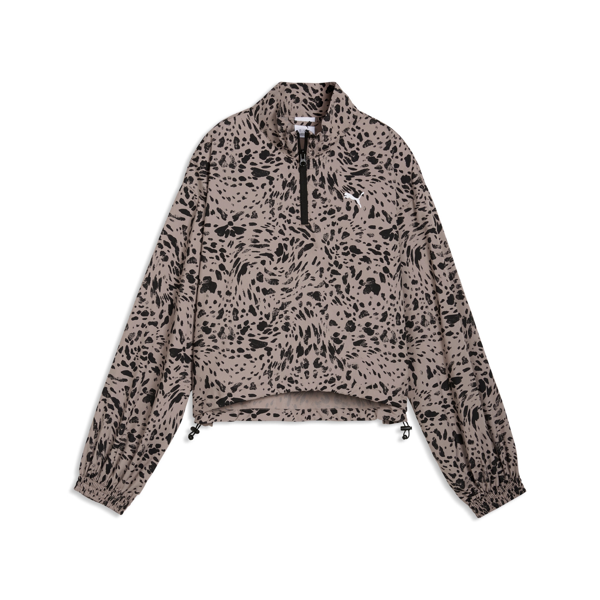 PUMA Trainingsjacke "Essentials Relaxed Bedruckte Jacke mit Reißverschluss günstig online kaufen