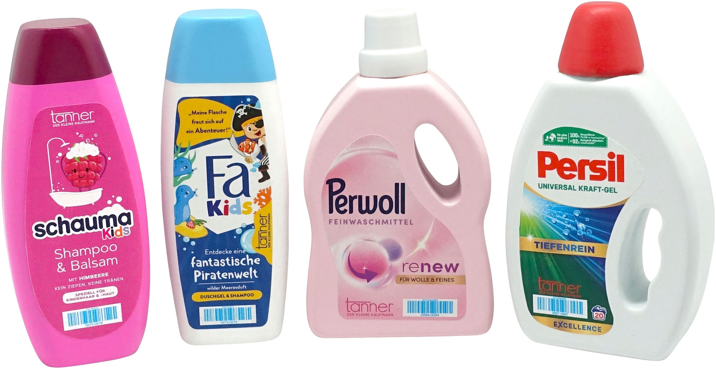 Tanner Kaufladensortiment »Henkel-Set mit 4 Markenminiaturen«, (4 tlg.), aus Holz; FSC® schützt Wald weltweit