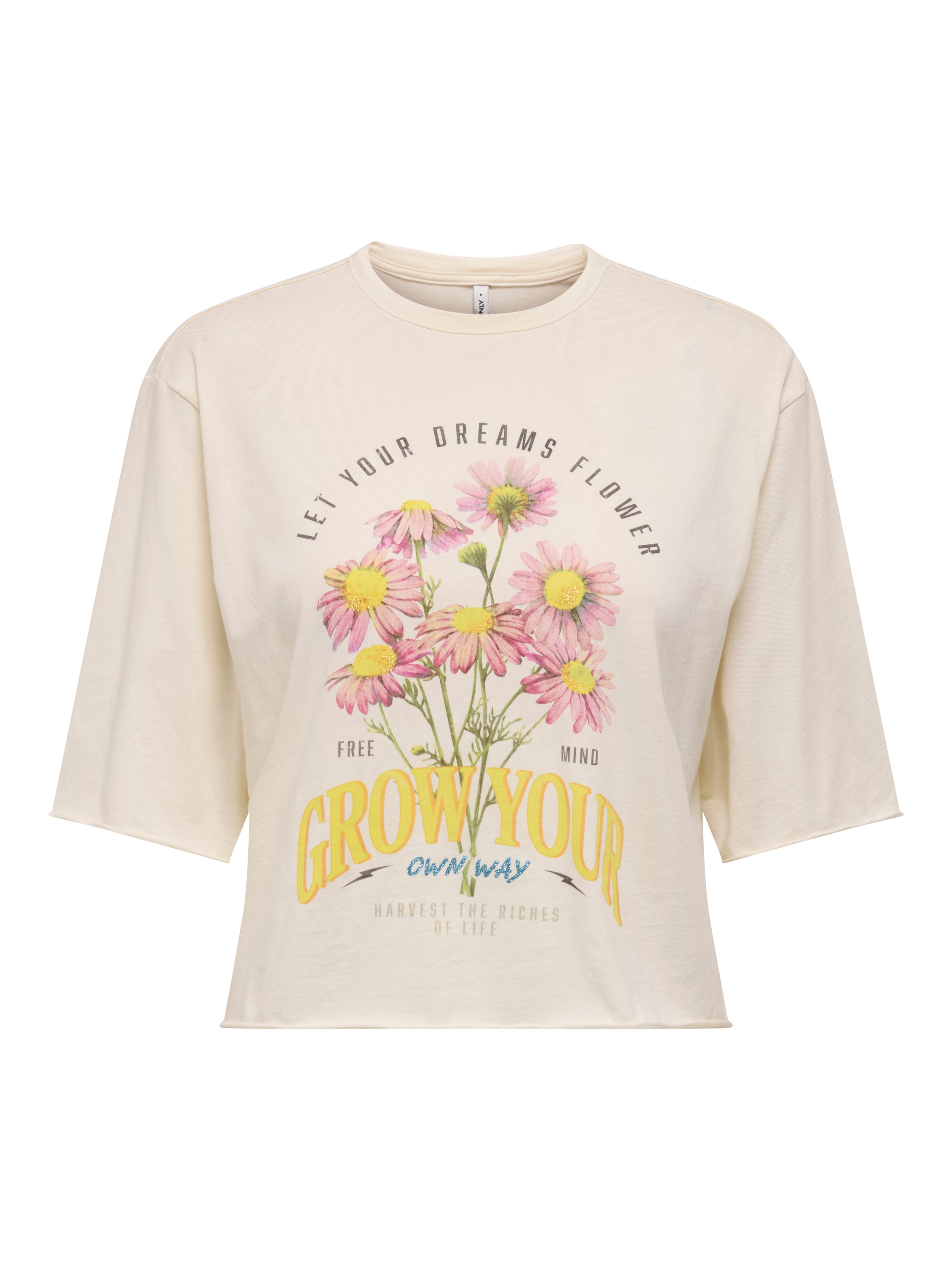 ONLY Kurzarmshirt "ONLLUCY LIFE S/S FLOWERS TOP BOX JRS" günstig online kaufen