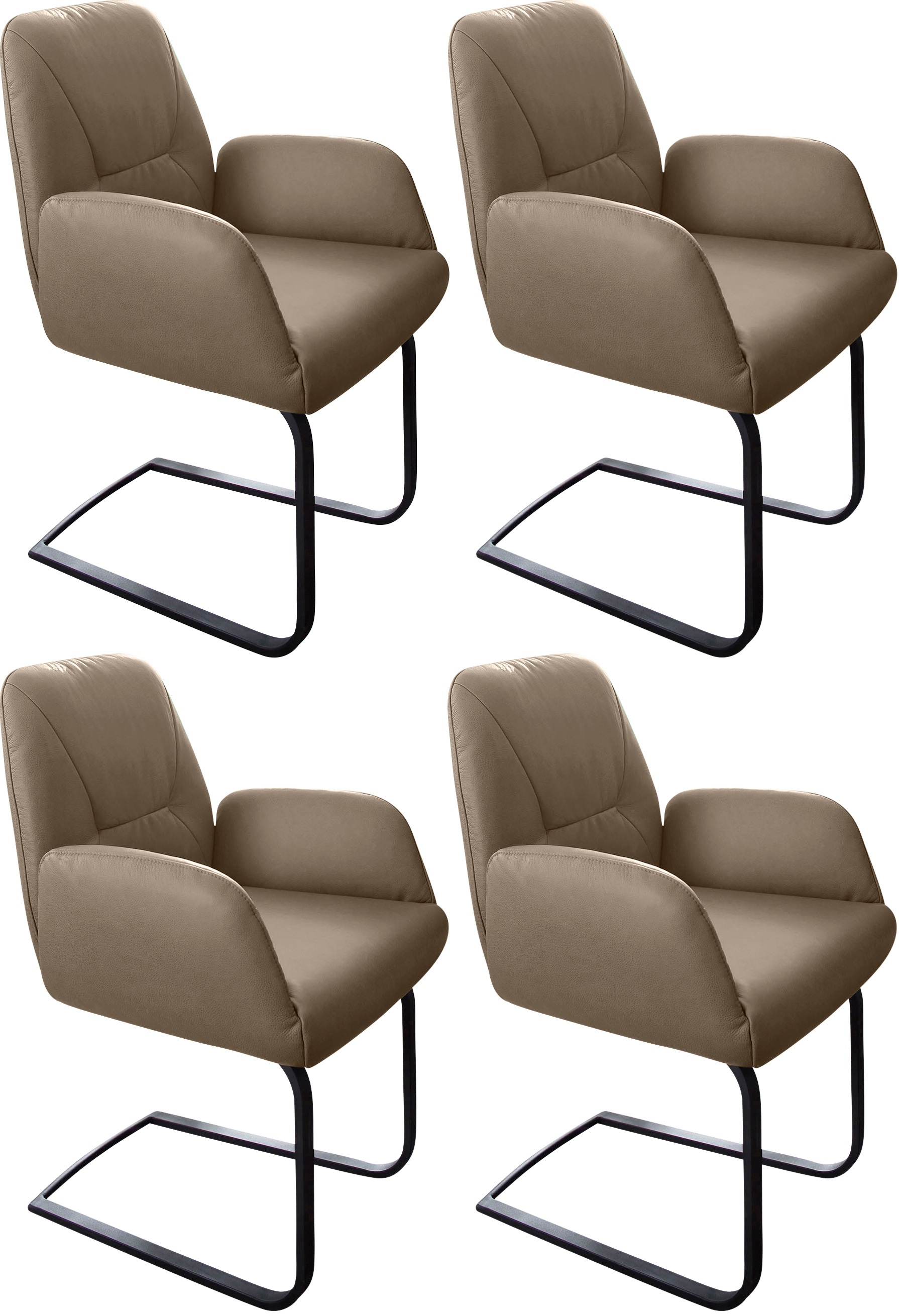 W.SCHILLIG Freischwinger "ole" (Set) 4 Stk. Longlife Xtra-Leder Z59 2er- od günstig online kaufen