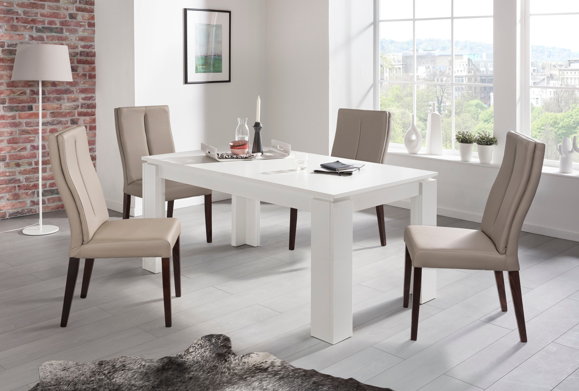 INOSIGN Esstisch »Tanum«, Ausziehbarer Esszimmertisch 160-200 cm - Maße (B/T/H) 160/90/77 cm