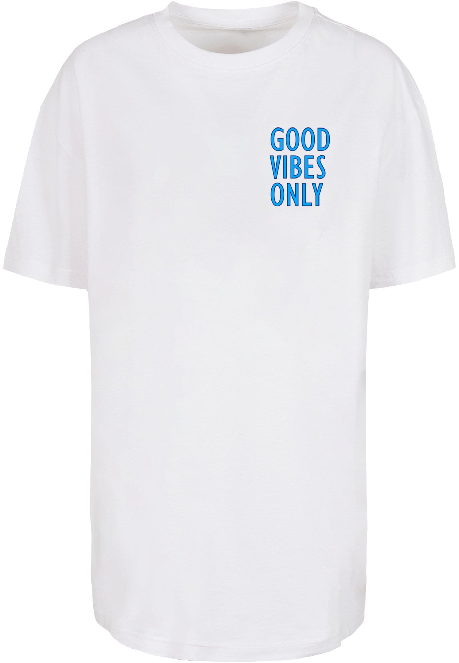 Merchcode T-Shirt "Merchcode Damen Ladies Good Vibes Only Oversized Boyfrie günstig online kaufen