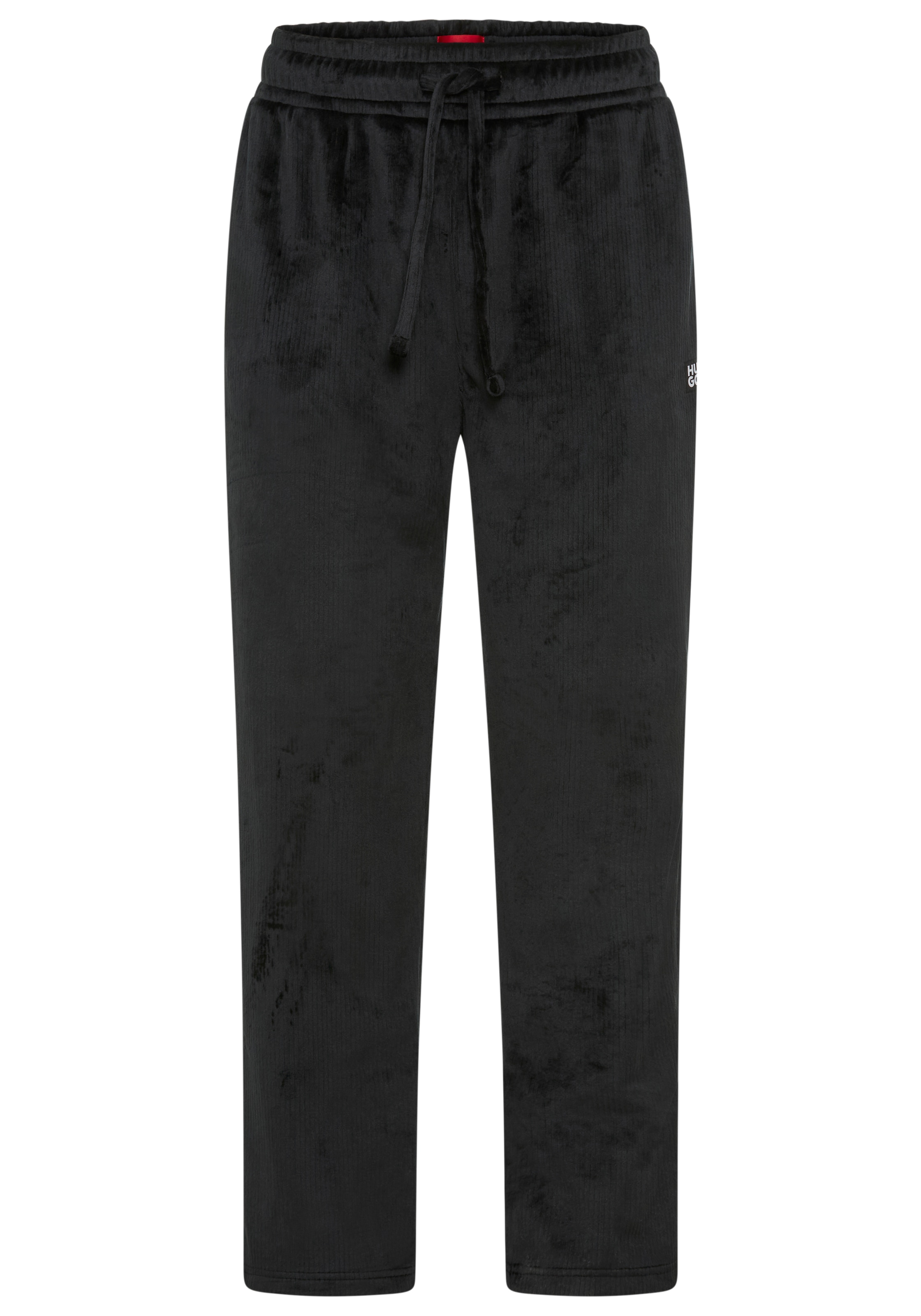 HUGO Underwear Sweathose, relaxed fit, elastischer Bund, Samt-Qualität