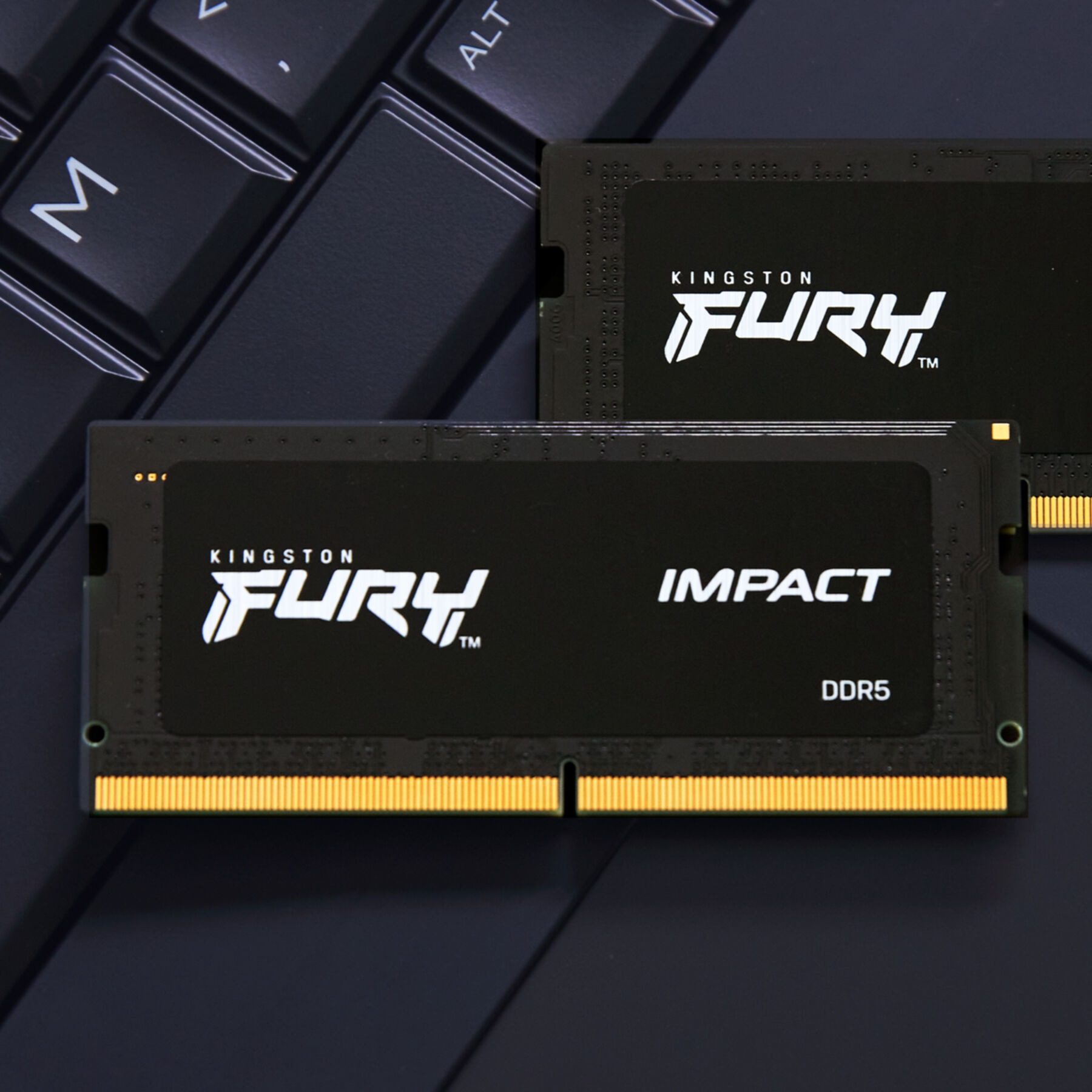 Kingston Arbeitsspeicher »16GB 6400MT/s DDR5 CL38 SODIMM FURY Impact XMP«