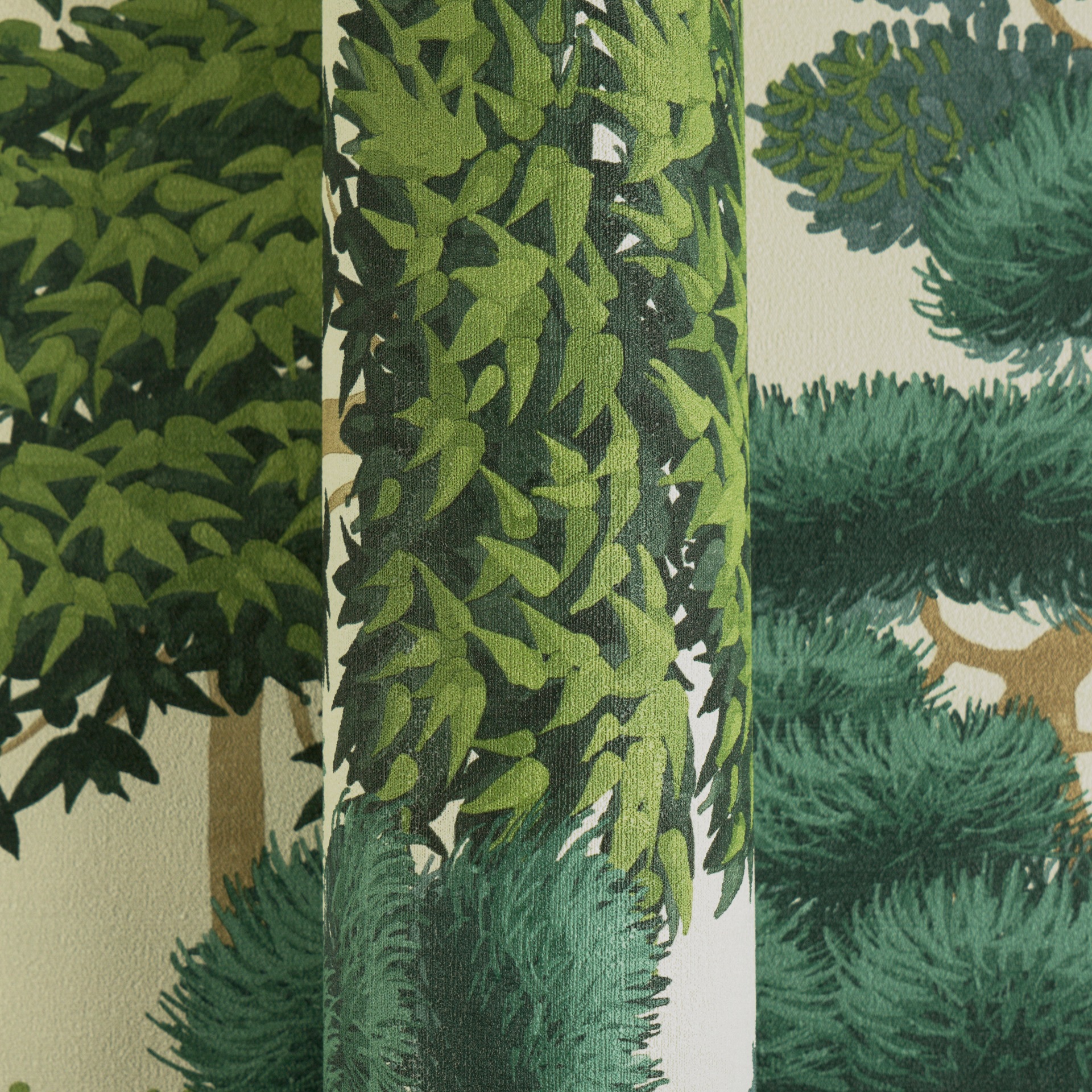 A.S. Création Vliestapete »Cuba II Tropical Garden Trees« Retro | floral | tropisch leicht strukturiert Stilisiertes Naturmotiv mit dekorativen Bäumen und Tiefe